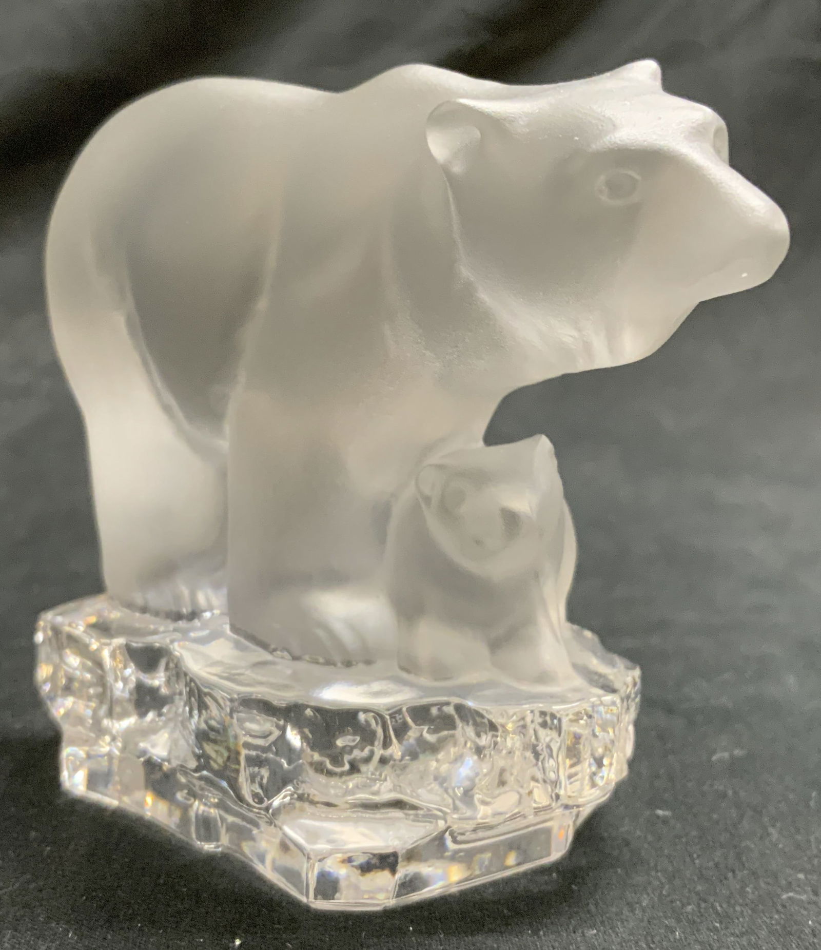 GOEBEL Frosted Crystal Bear & Cub Figural (1 of 7)