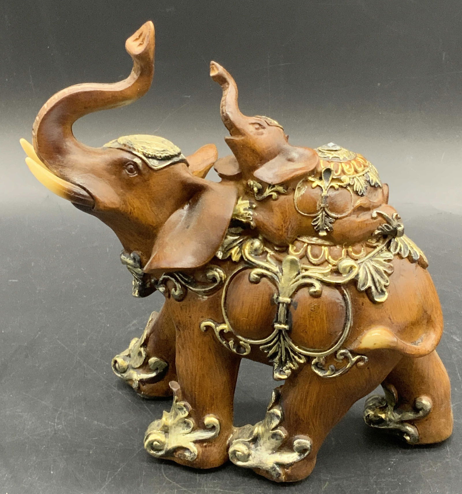 Rhinestoned Lucky Elephant Figural (1 of 10)