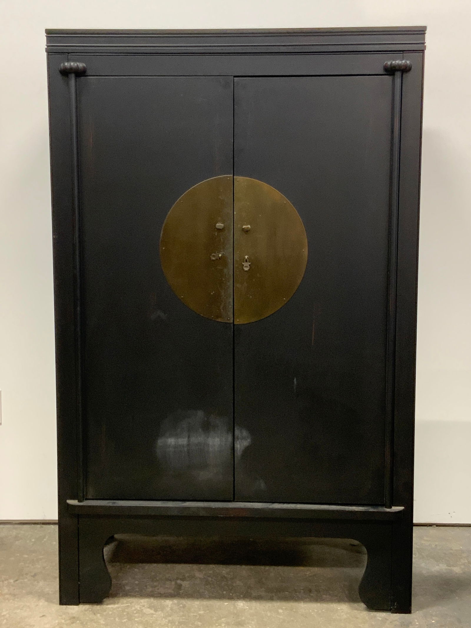 Black Asian Two Door Cabinet (1 of 13)