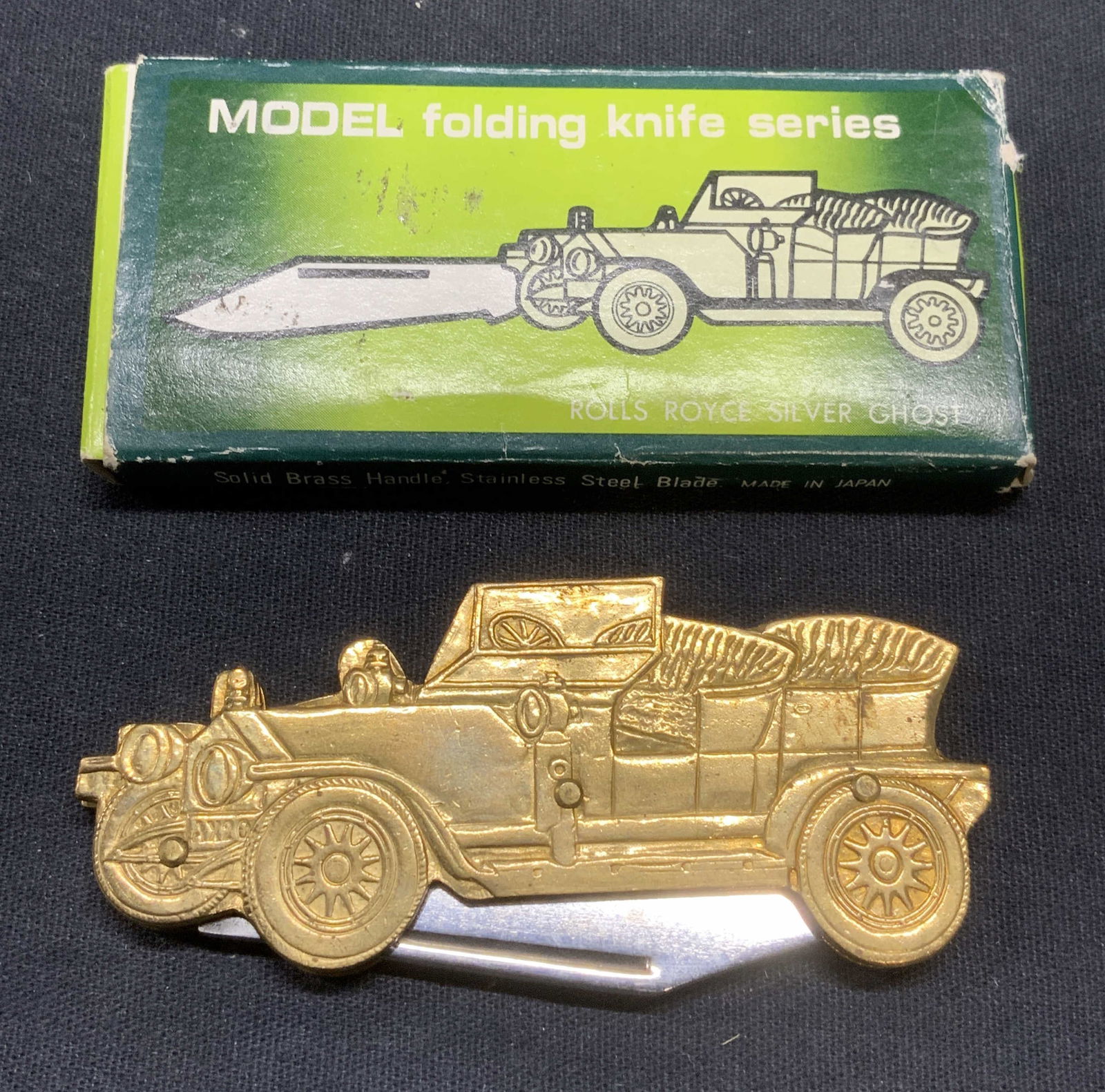 Vintage Rolls Royce Silver Ghost Pocket Knife (1 of 6)