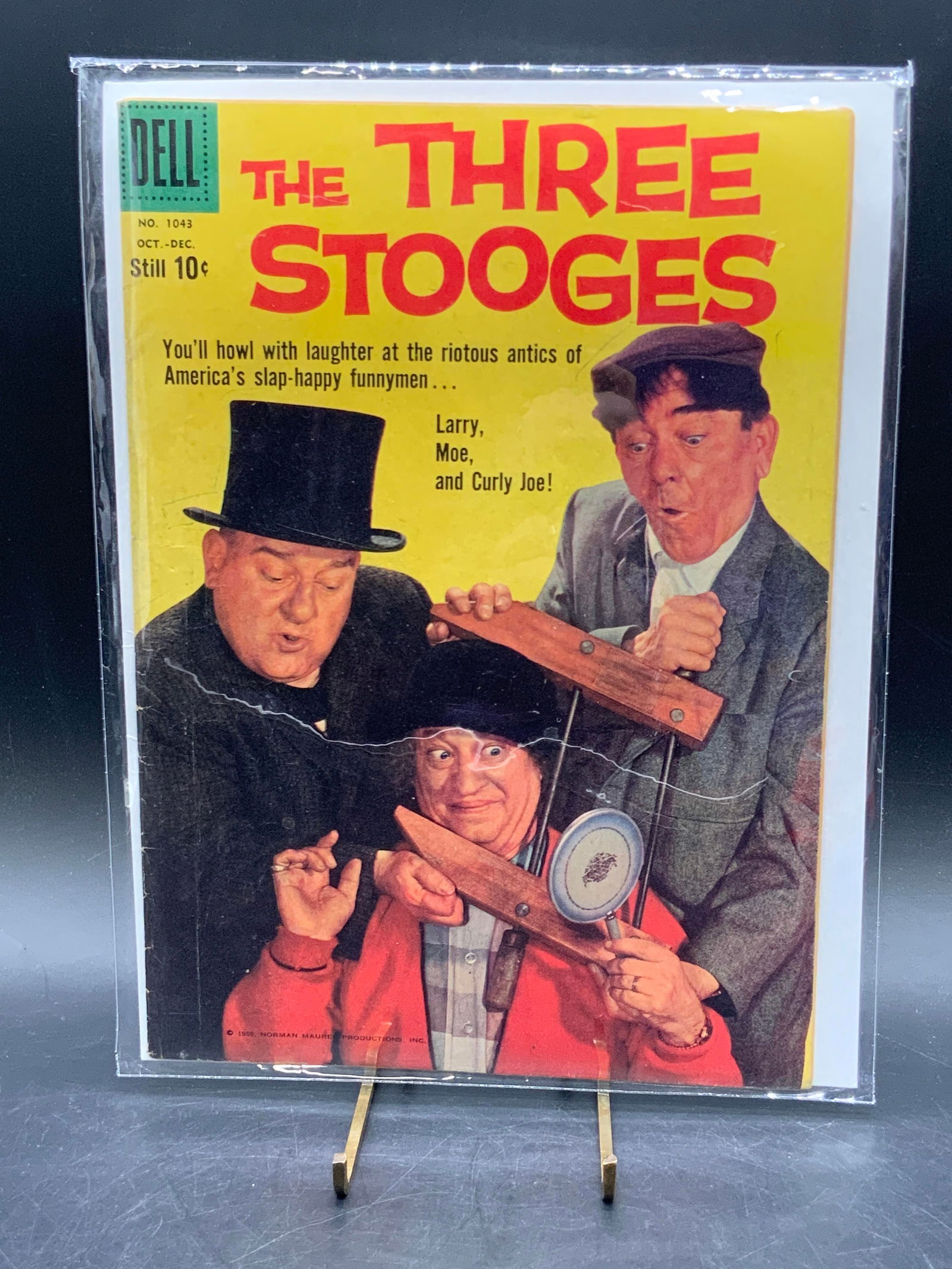 THE THREE STOOGES No. 1043 1959 Comic Book (1 of 17)