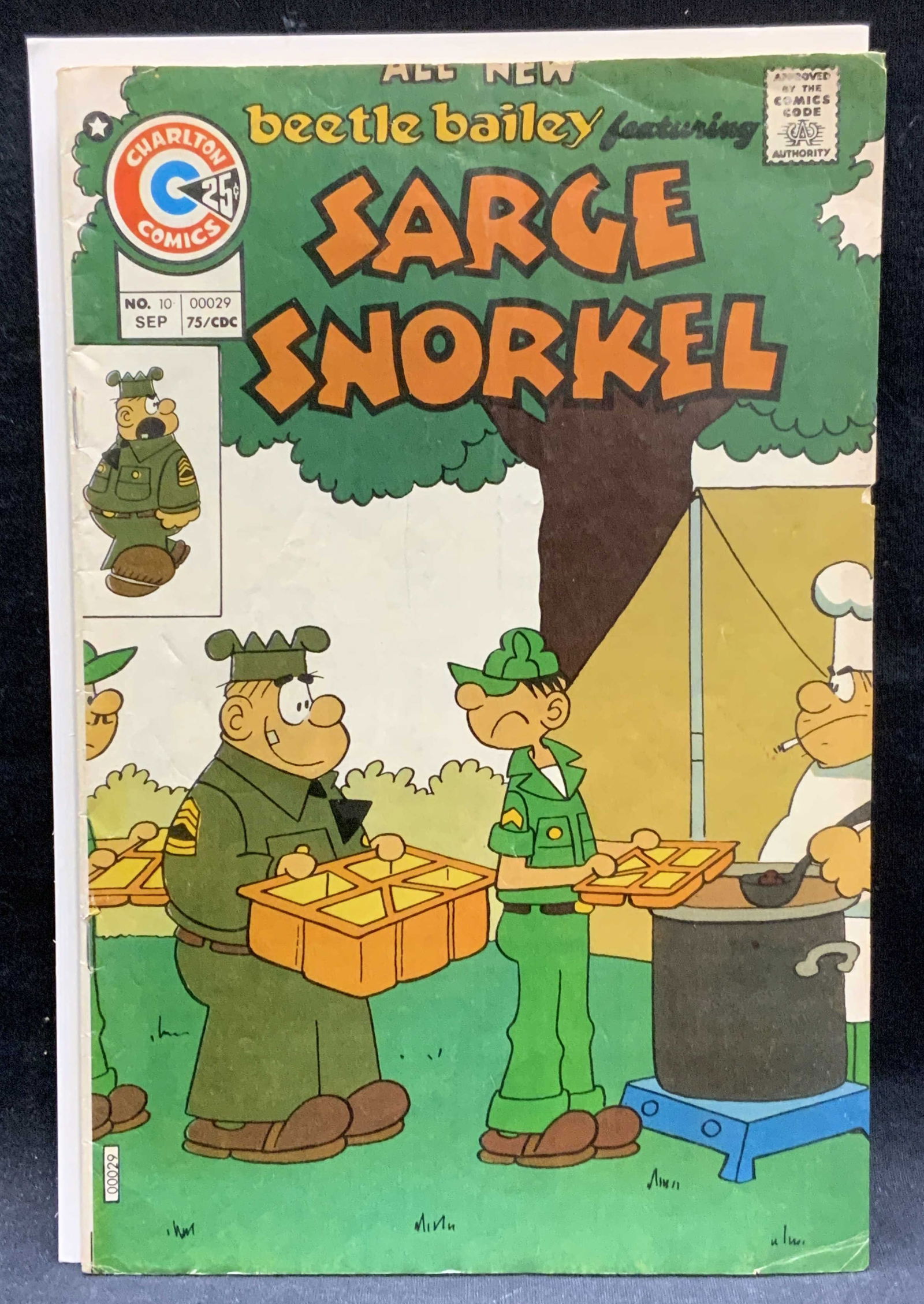 Charlton Comics Beetle Bailey Sarge Snorkel #10 1975 (1 of 9)