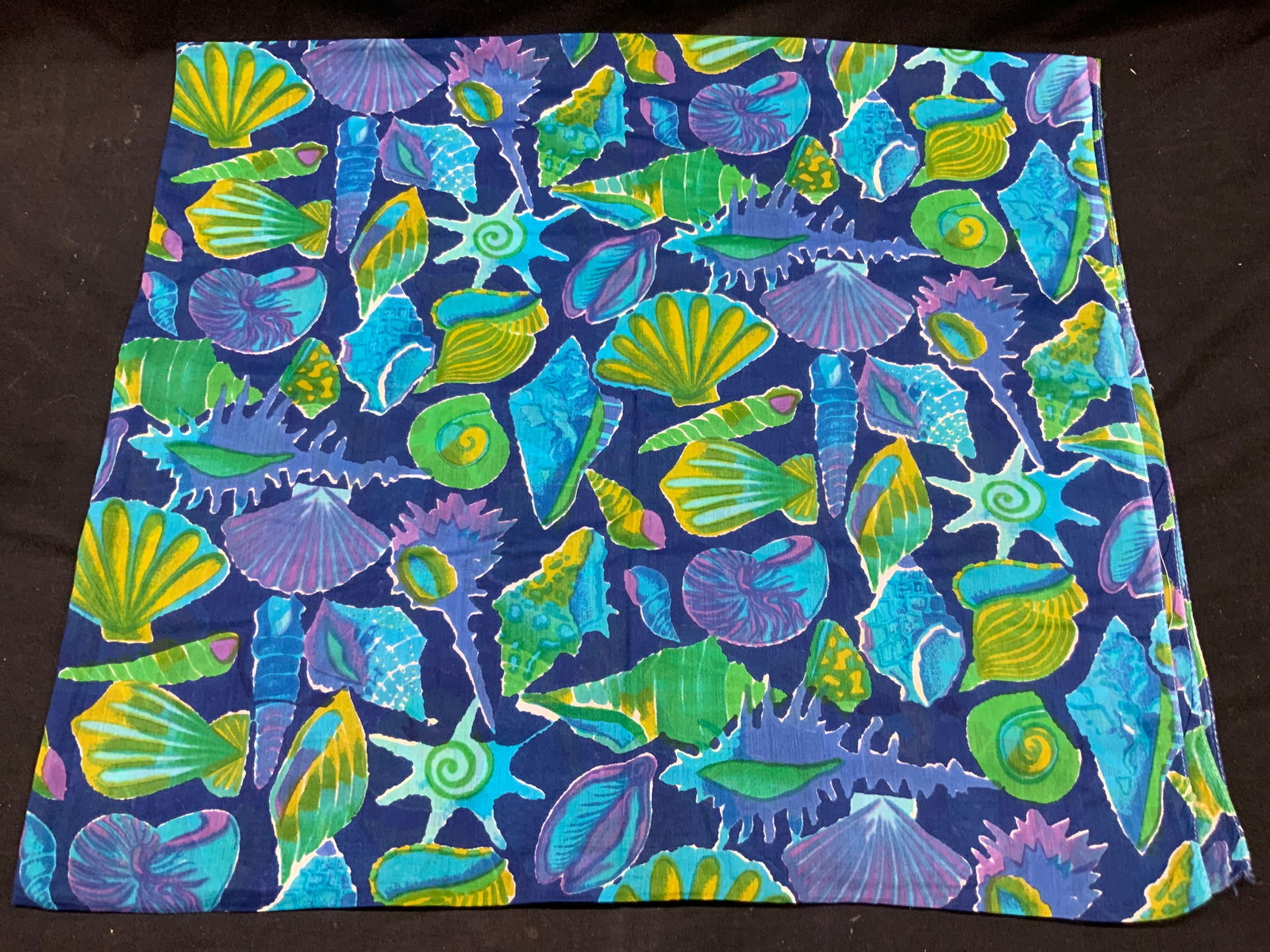 Sea Shell Cotton Shawl/ Scarf (1 of 6)