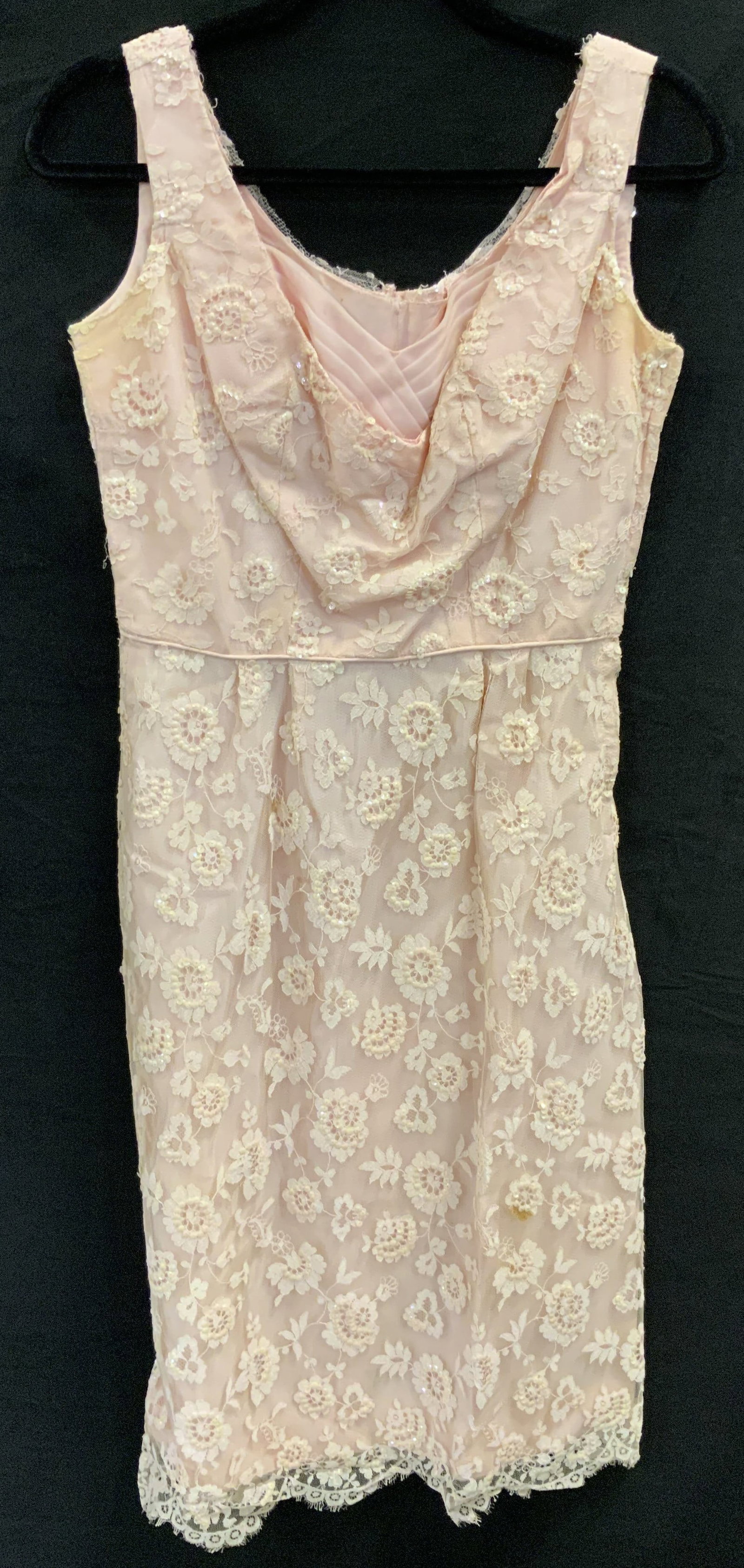 Retro Pink Petal Pink Shift Dress (1 of 7)