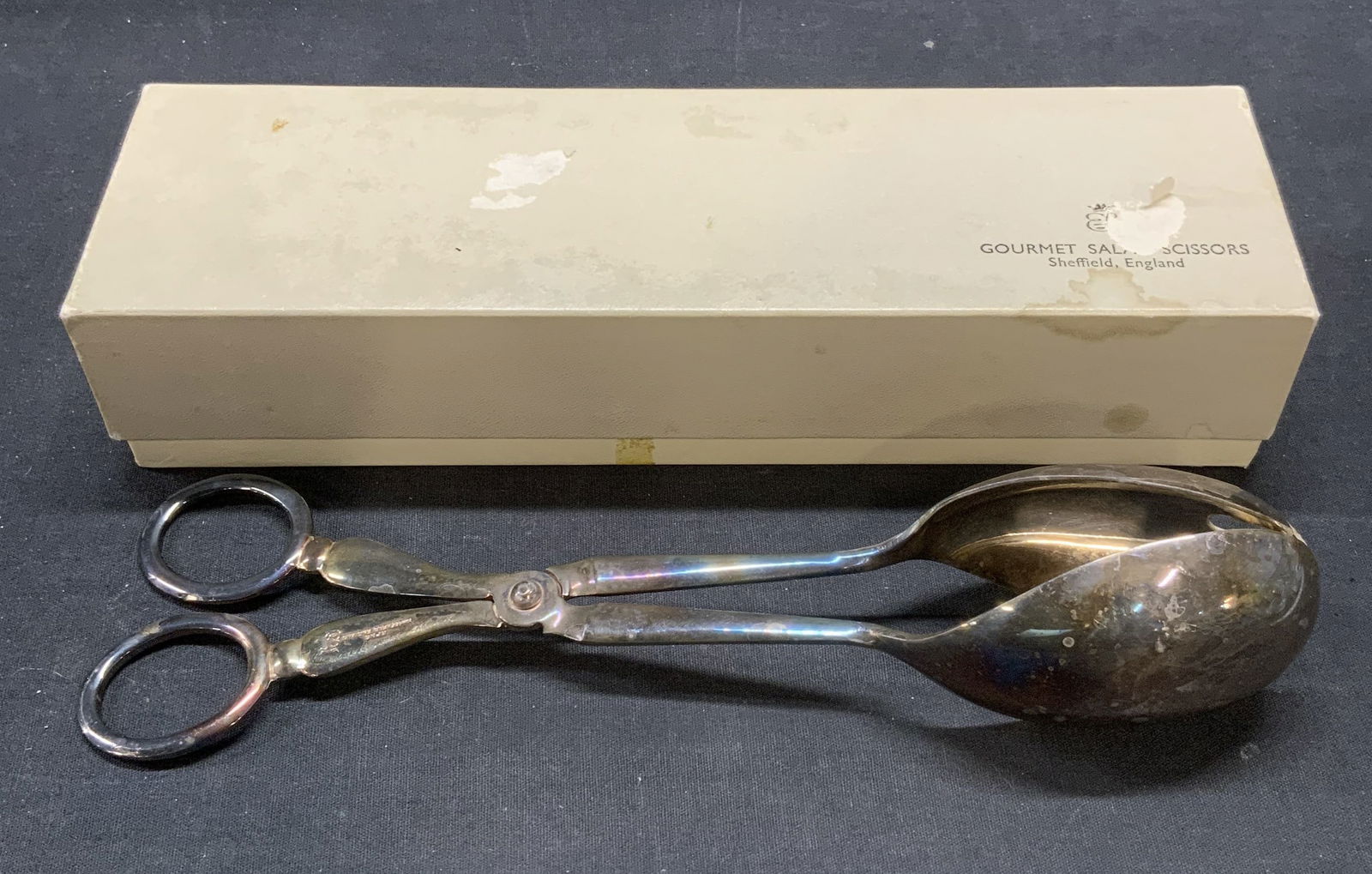 EL Sheffield England Silver Pl Salad Server (1 of 7)