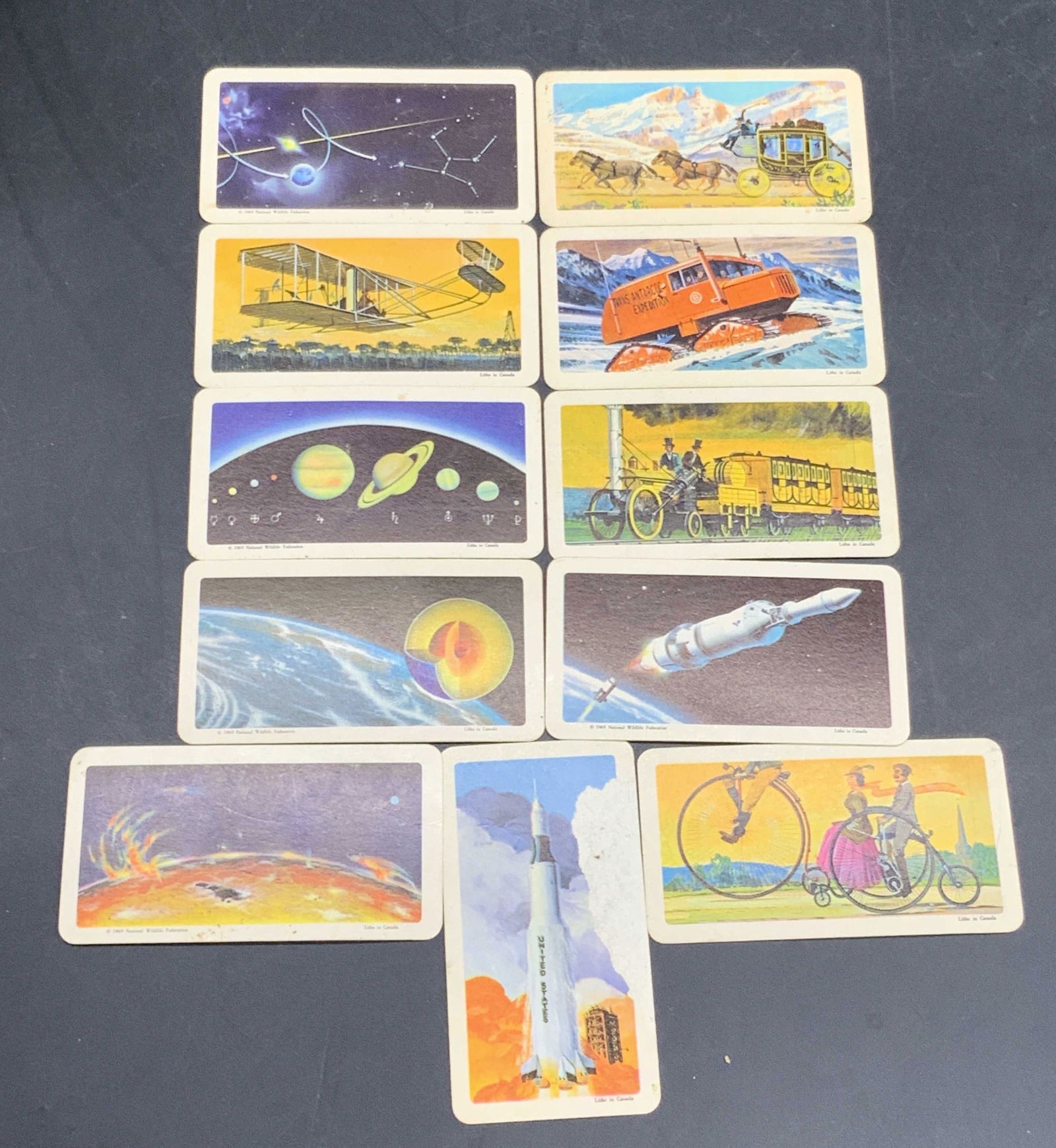 Lot 11 RED ROSE BLUE RIBBON Vintage Cards (1 of 10)