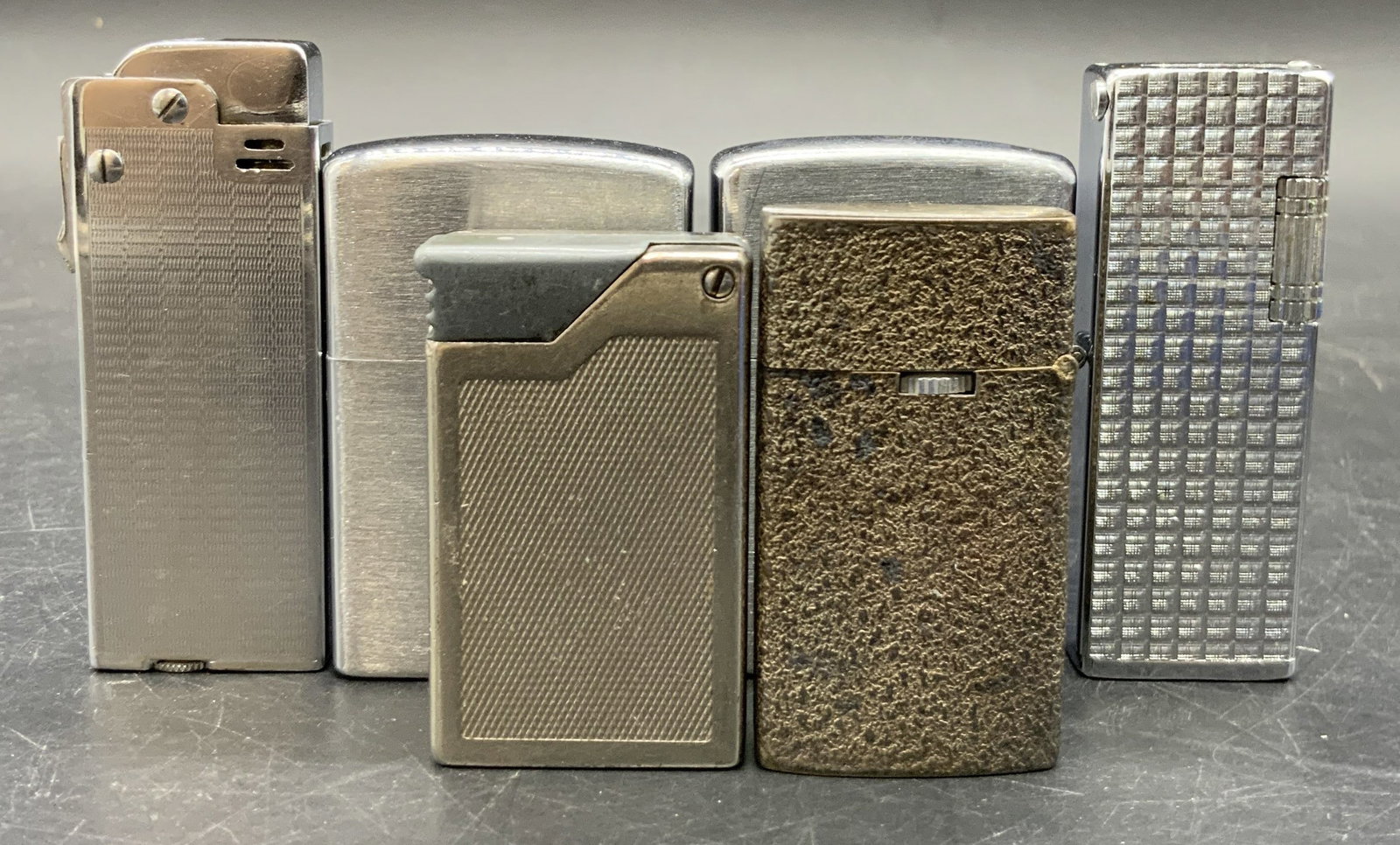 Lot 6 STERLING & Silver Tone Vintage Lighters (1 of 16)