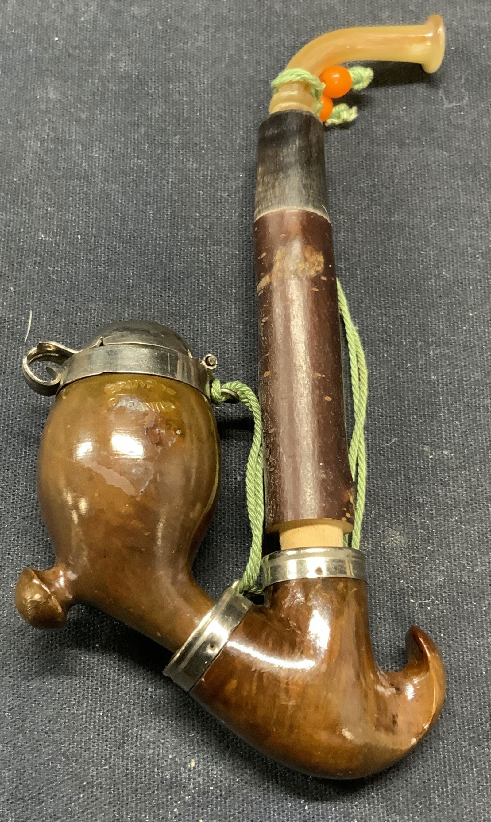 Vtg Bruyere Garantie Wood Pipe, Czechoslovakia (1 of 6)