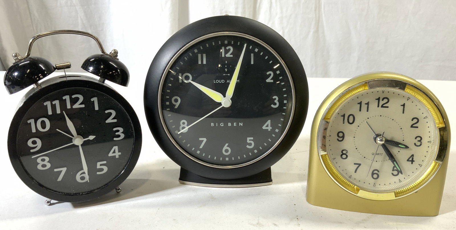 Lot 3 Vintage Alarm Clocks, Big Ben More (1 of 7)