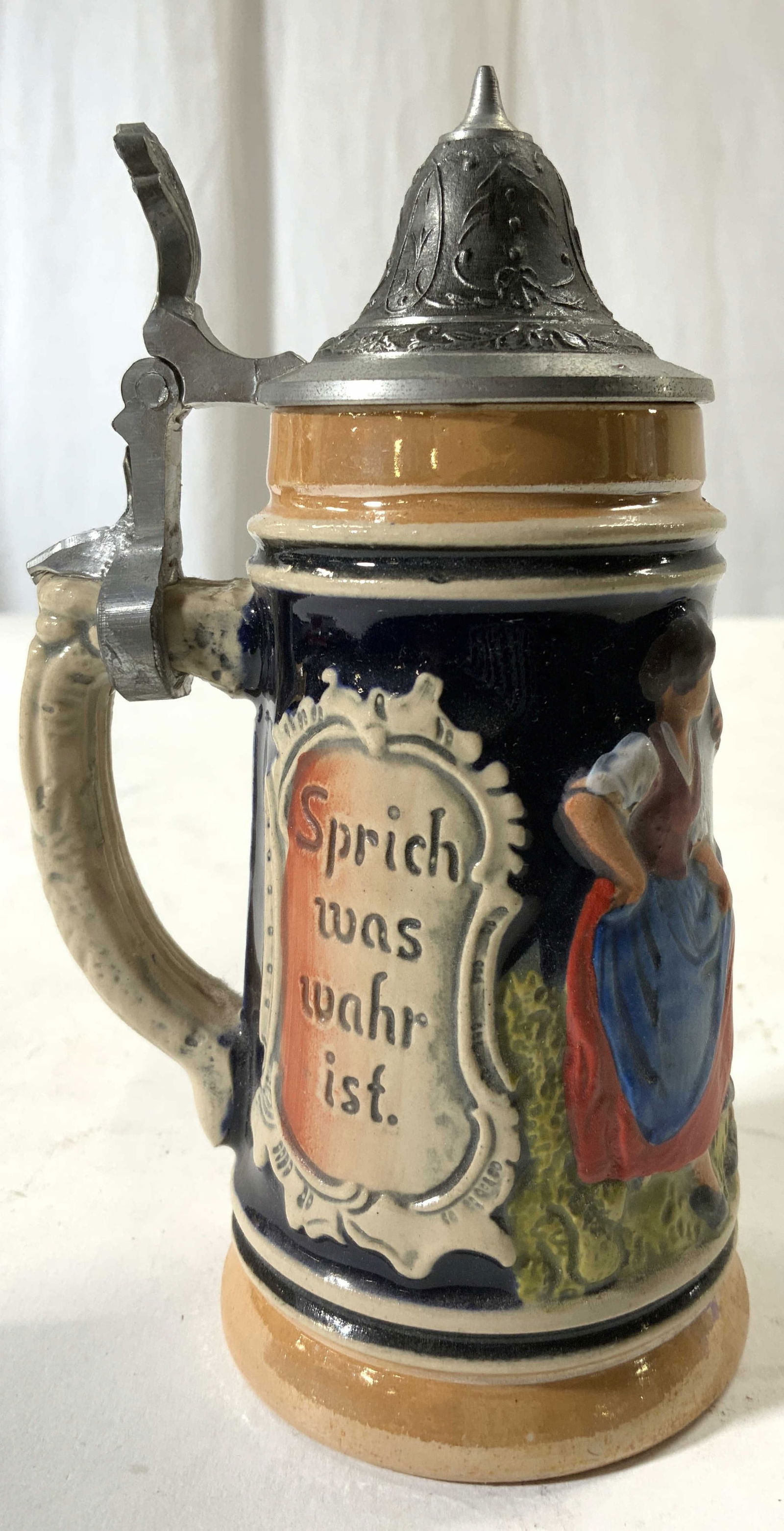 Original Thewalt Ceramic Beer Stein W Lid Auction