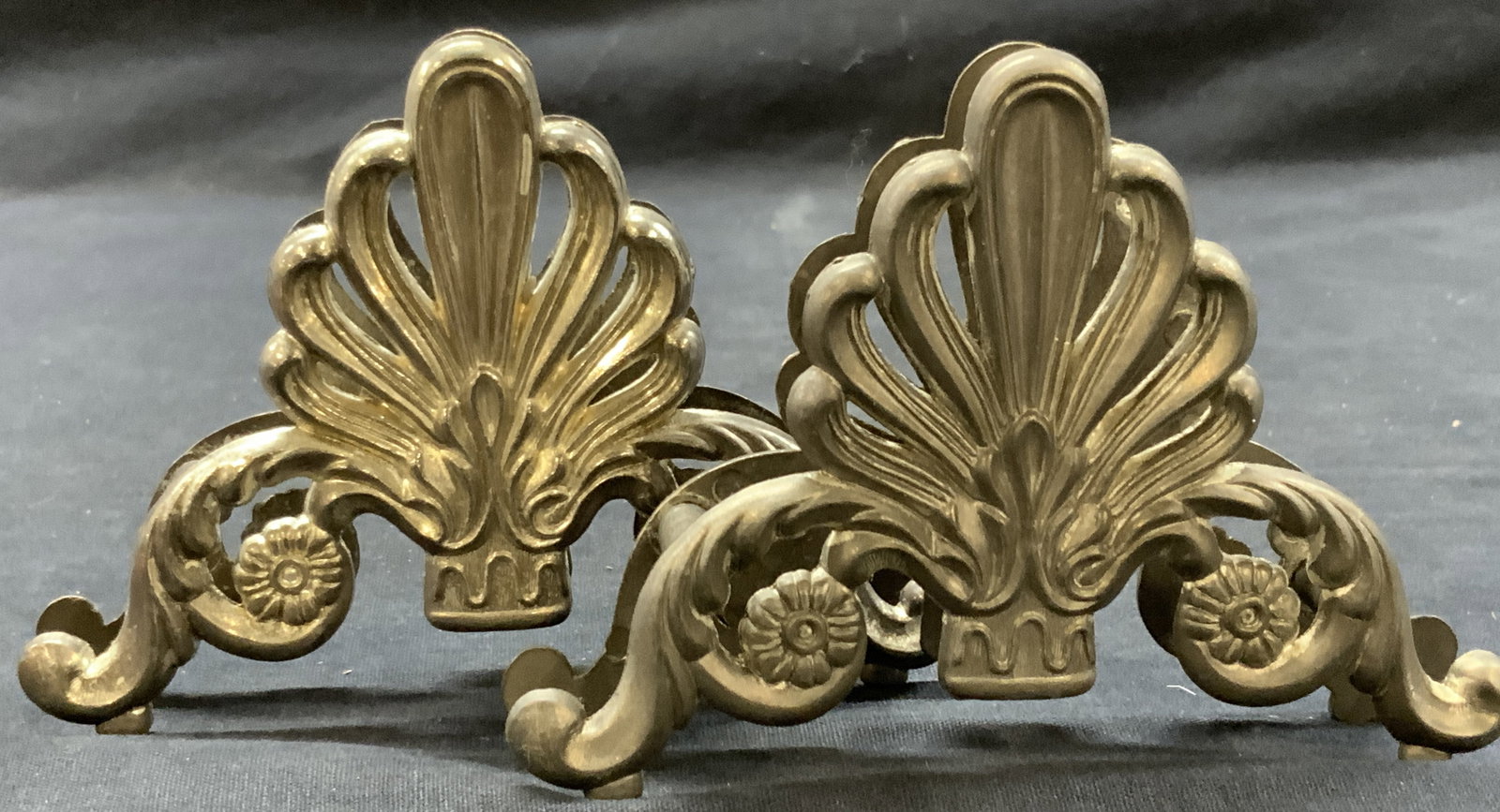 Pr English Style Pewter Napkin Holders (1 of 6)