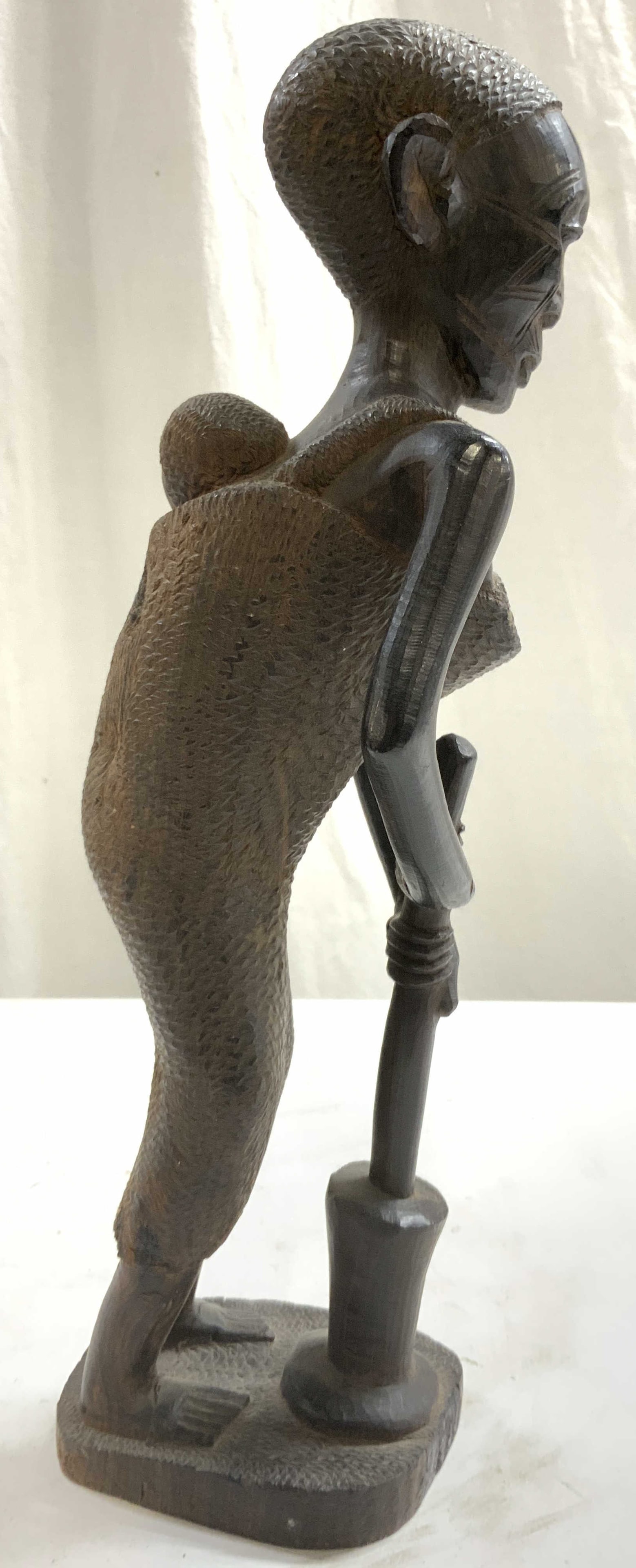 Vintage African Tribal Wood Figural Carving 14.5in (1 of 8)