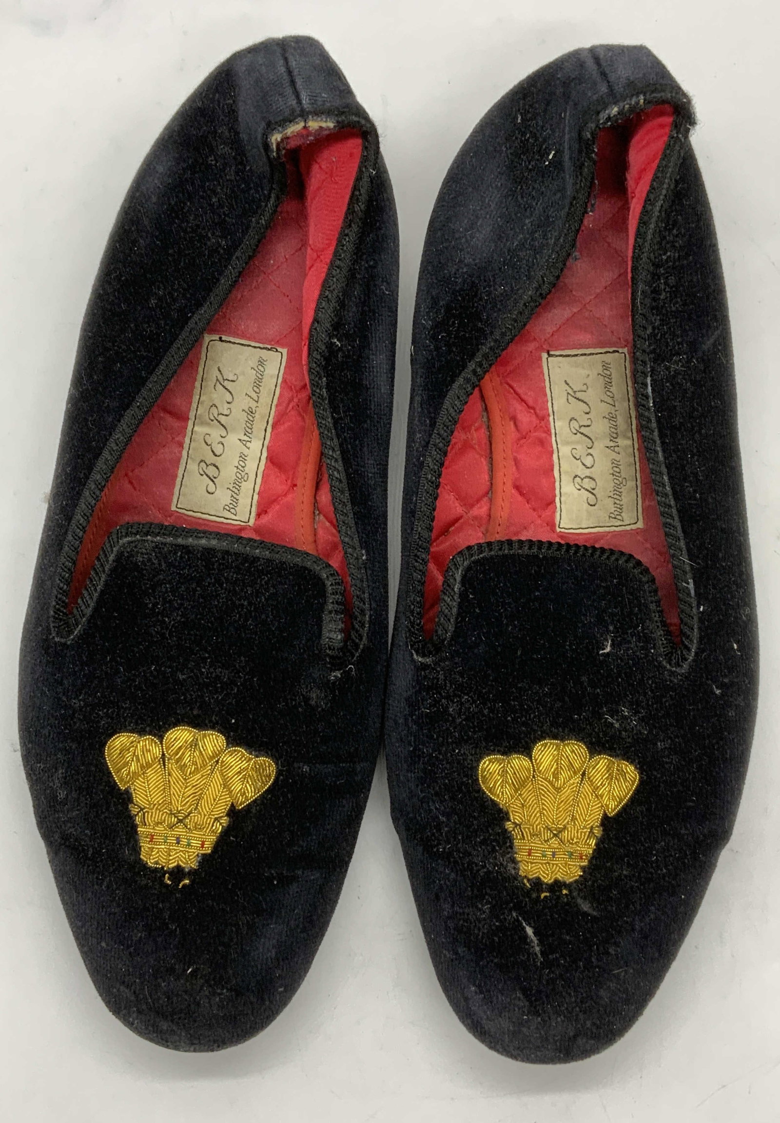 Berk Black Velvet Loafers, England (1 of 8)