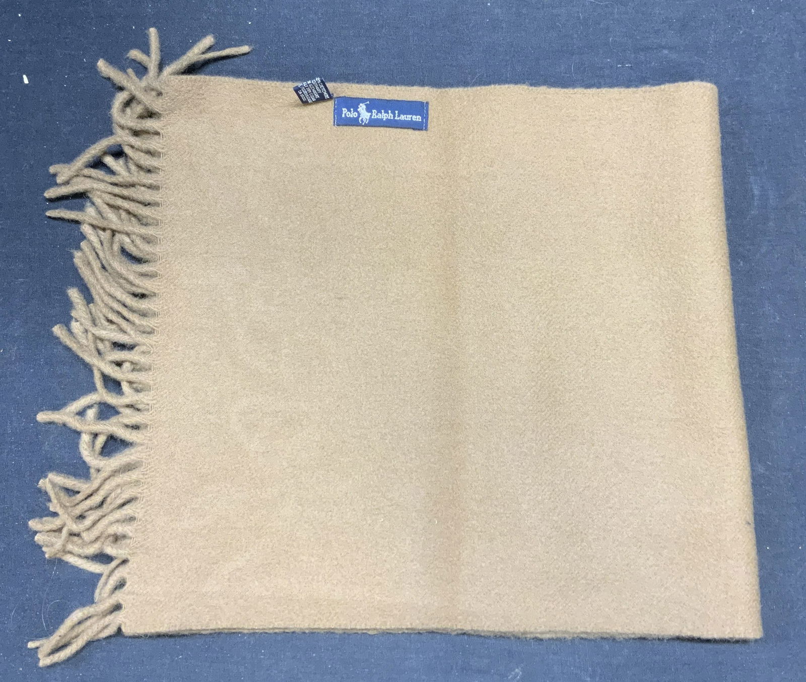 Polo Ralph Lauren Tan Cashmere Scarf, Germany (1 of 6)