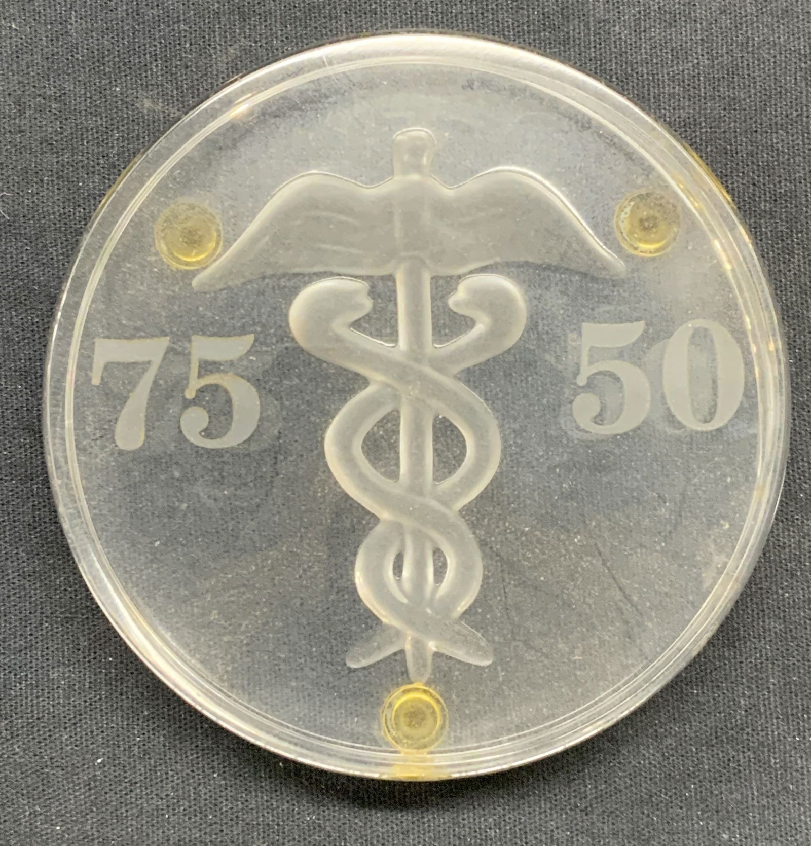 Val St Lambert Crystal Medical Paperweight (1 of 6)