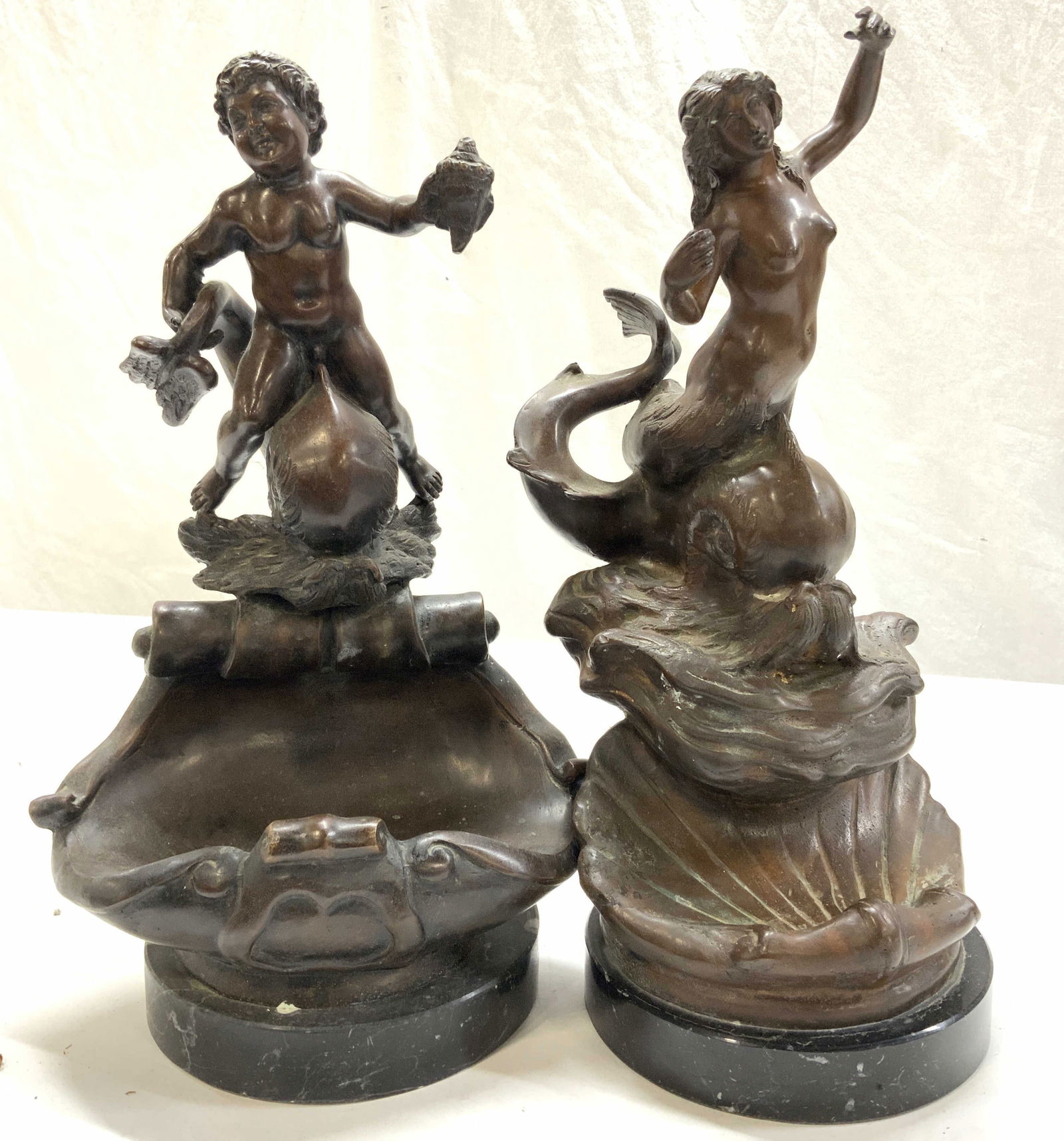 2 Vincenzo CINQUE Antq Sgn Bronze Sculptures ITALY (1 of 12)