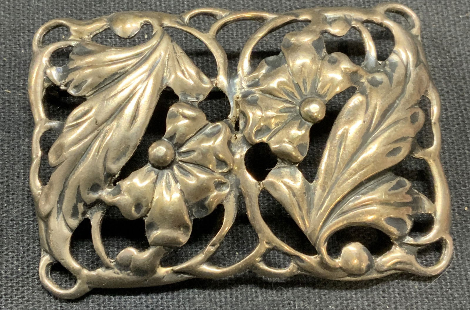 Vintage Danecraft Sterling Silver Flower Brooch (1 of 6)