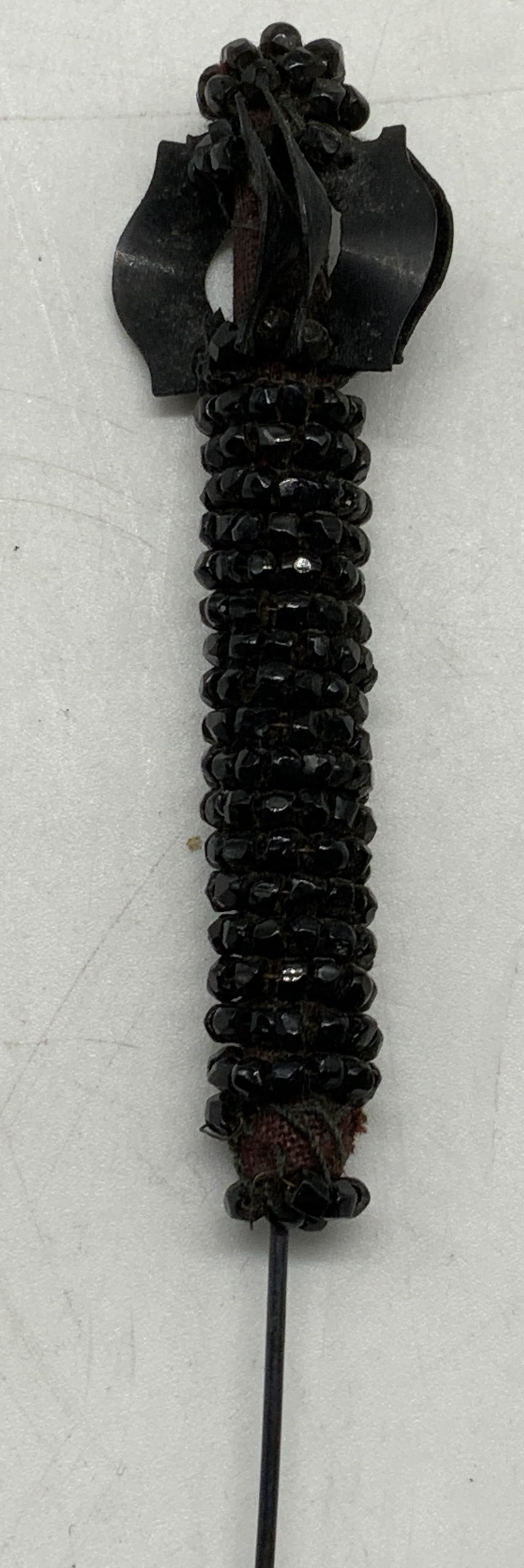 Vintage Black Beaded Hat Pin (1 of 7)