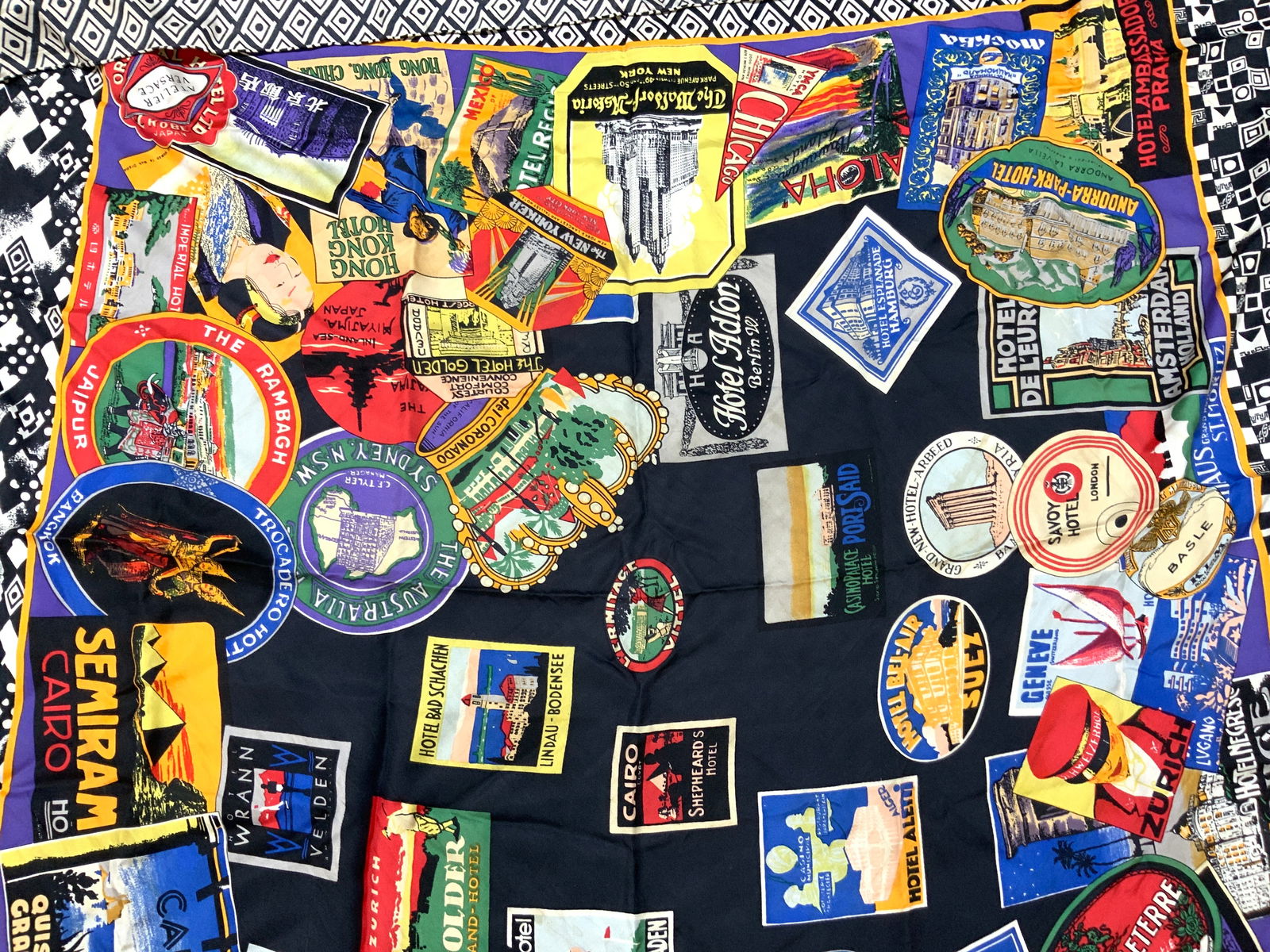 Hand Rolled Silk World Travel Scarf/ Shawl (1 of 12)