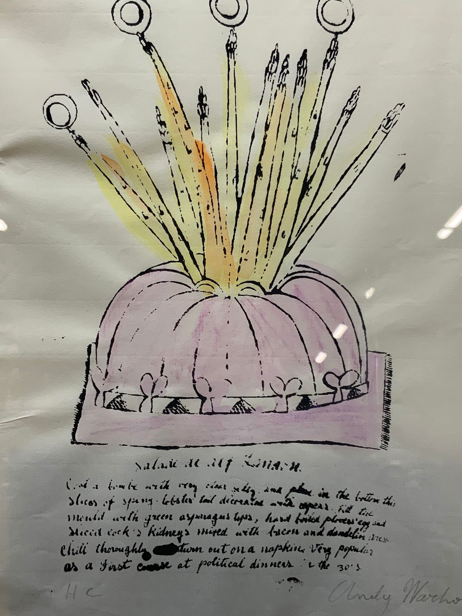 ATTR Warhol Sgd & Stamped Silk Screen (1 of 14)