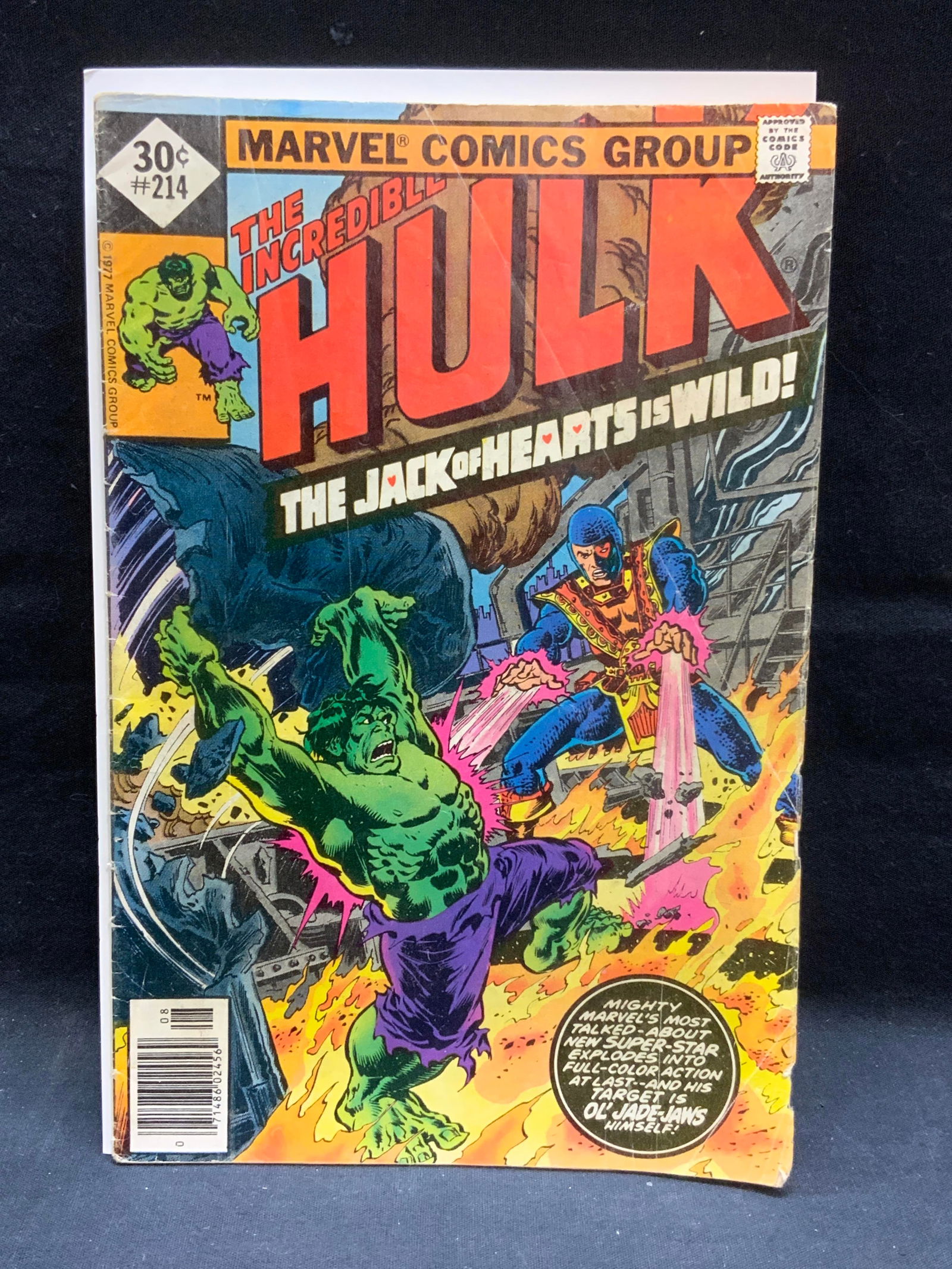Marvel Comics Incredible Hulk Vol 1 No 214, 1977 (1 of 9)