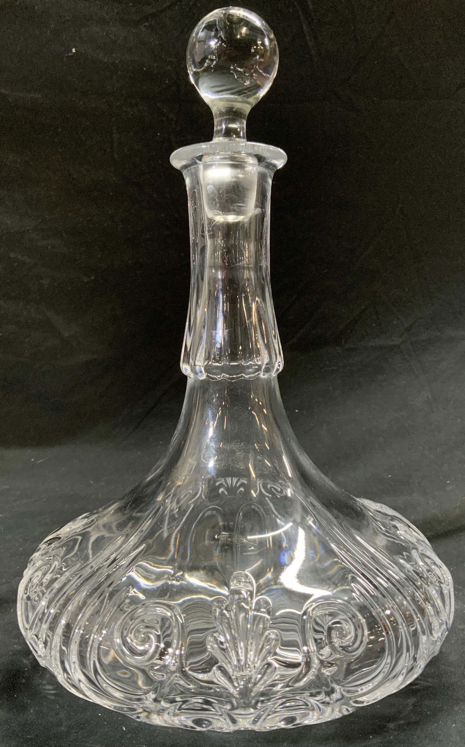 BACCARAT FRANCE Crystal Ships Decanter W Stopper (1 of 8)