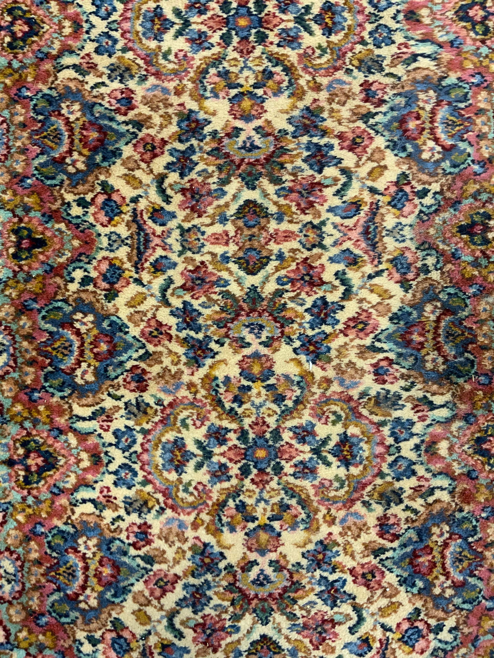 KARASTAN KIRMAN Vintage Fringed Wool Runner (1 of 6)