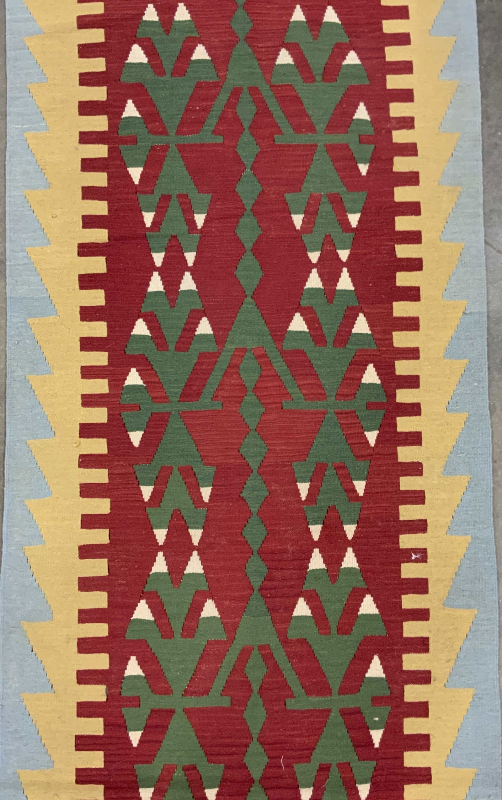 Vintage Hand Knotted 100% Wool Turkish Runner (1 of 12)