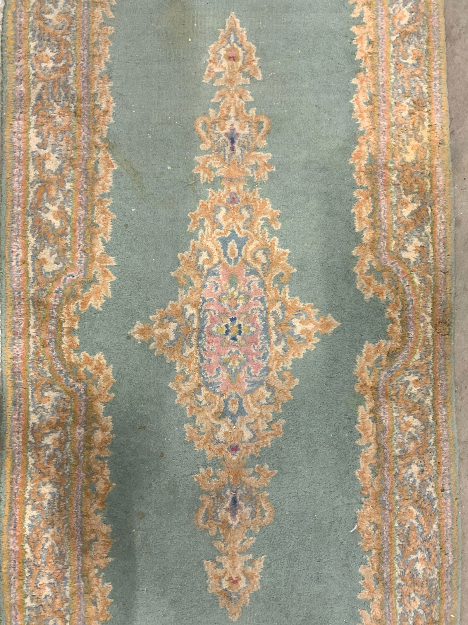 Vintage Handmade Oriental Wool Runner Rug (1 of 7)