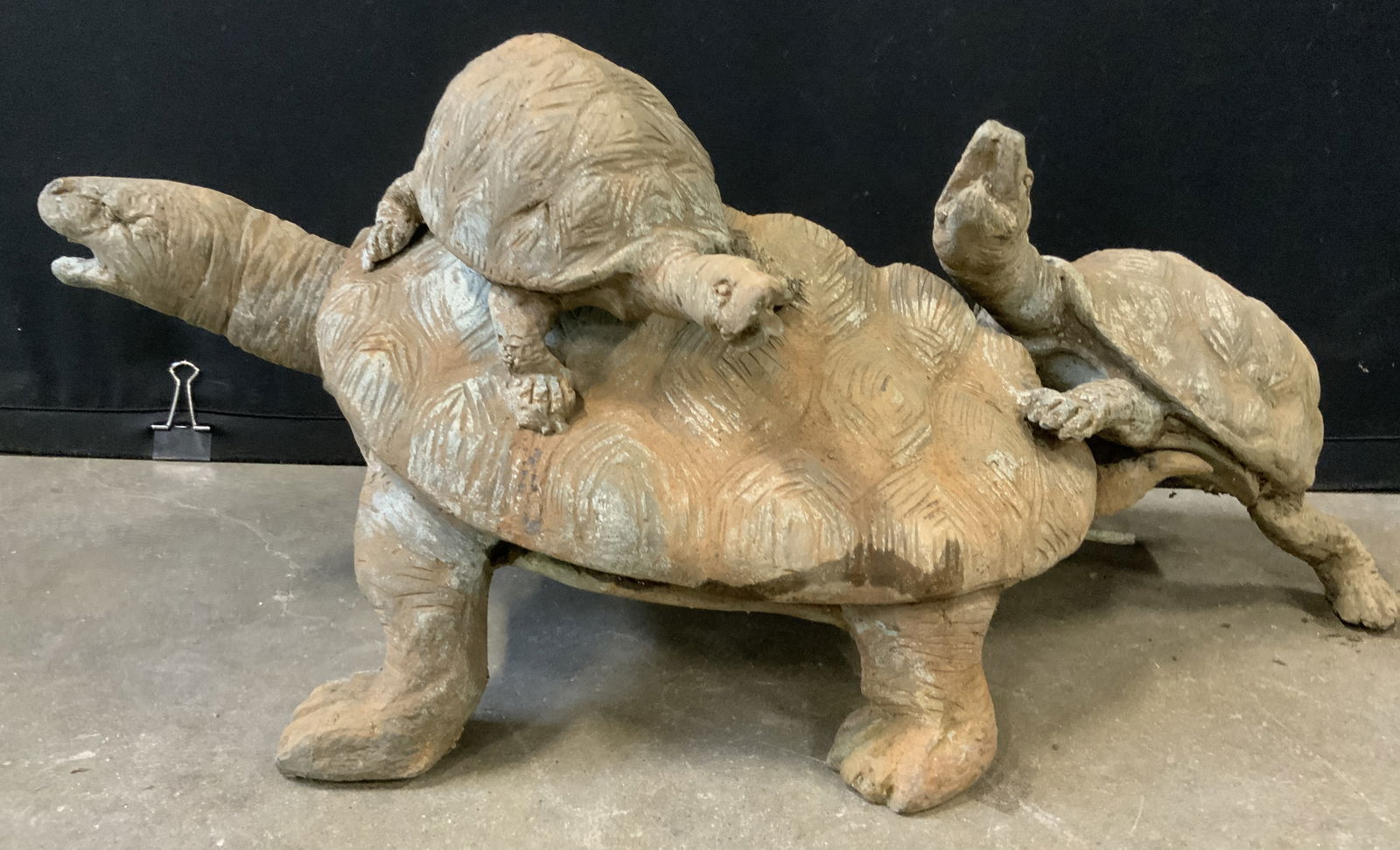 Vintage Cement Turtle Garden Statuary (1 of 8)