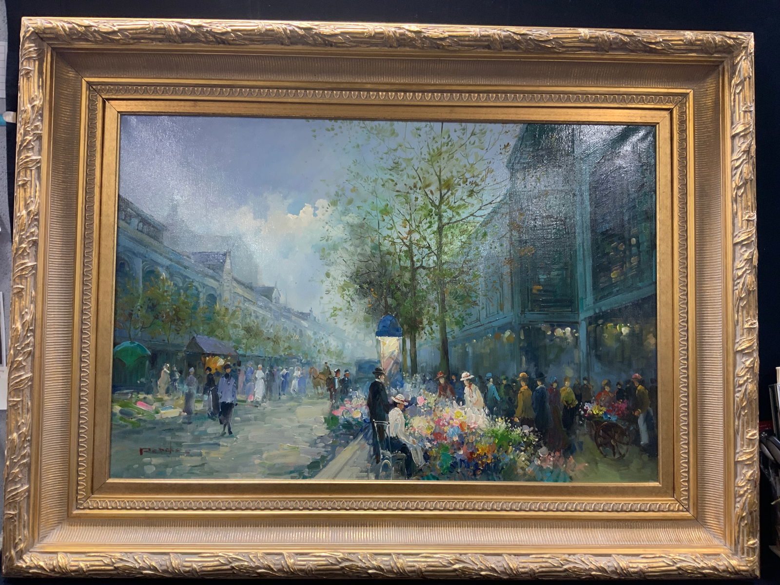 PENCKE Sgd Impressionist Cityscape Oil Painting (1 of 11)