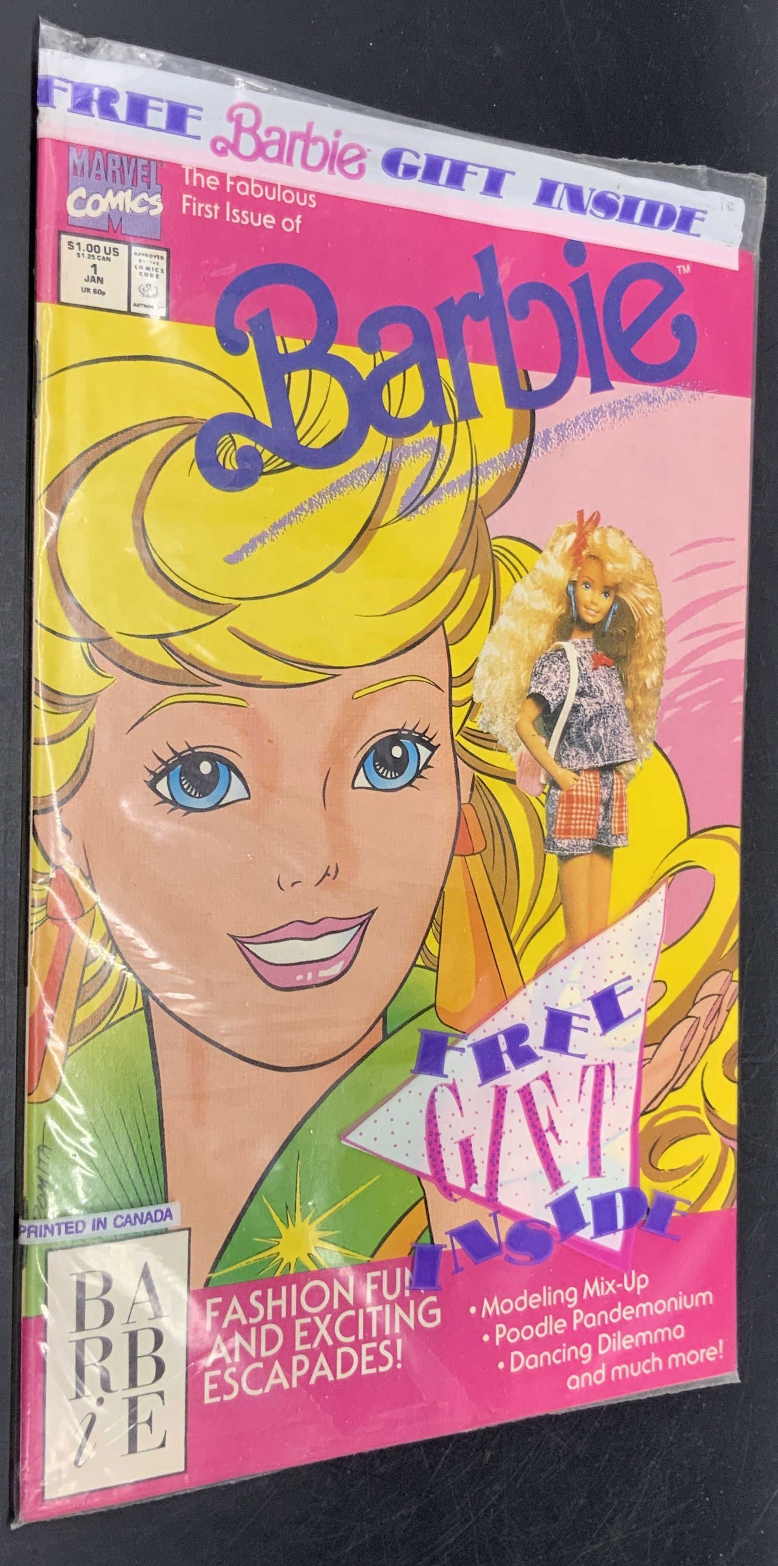 Fabulous First Issue of Barbie Jan 1 1991 Sealed (1 of 15)