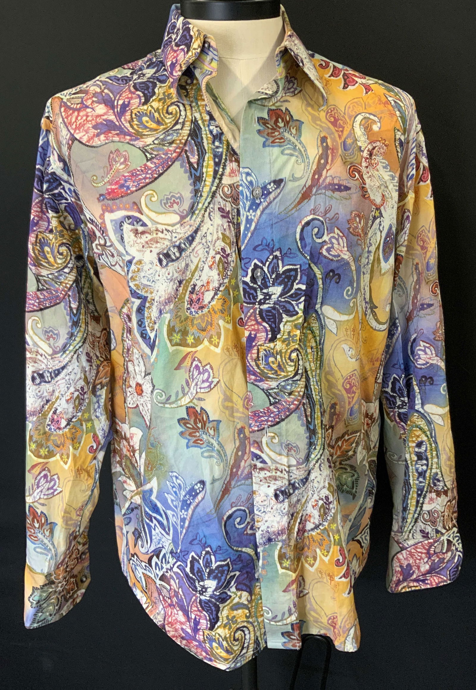 Robert Graham Batik Paisley & Floral Cotton Shirt (1 of 10)