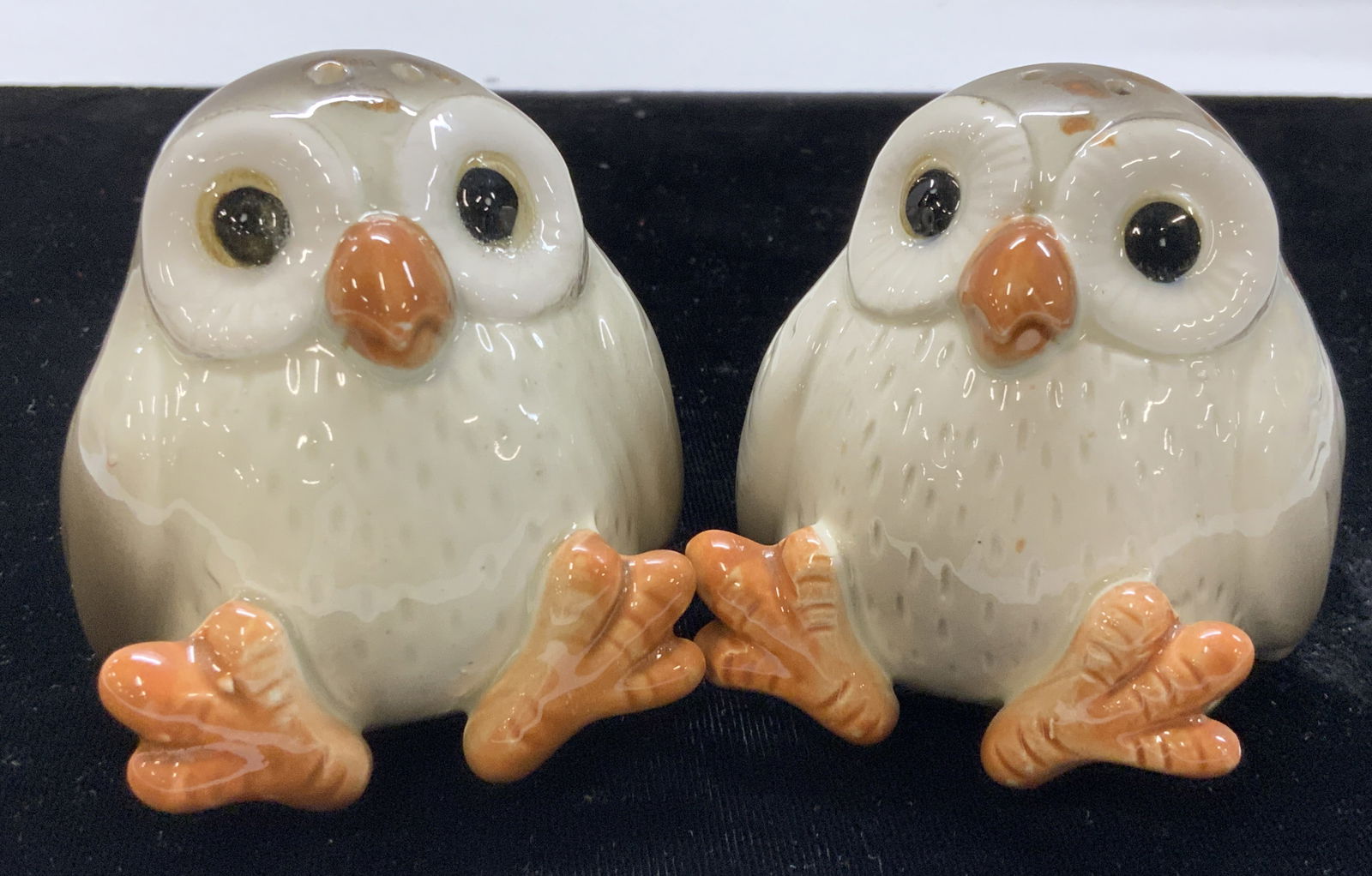 Fitz & Floyd Porcelain Owls S & P Shakers (1 of 6)