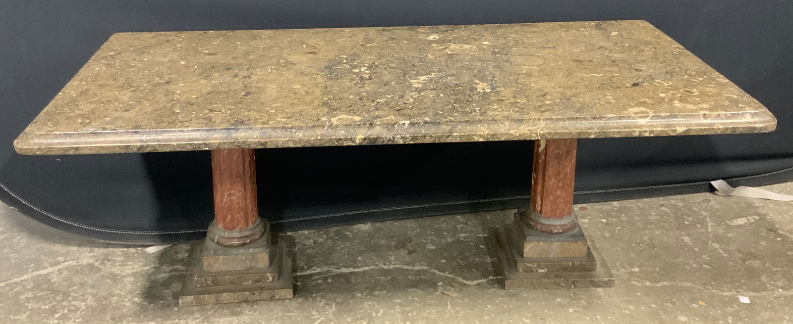Vintage Rectangular Marble Top Coffee Table (1 of 12)