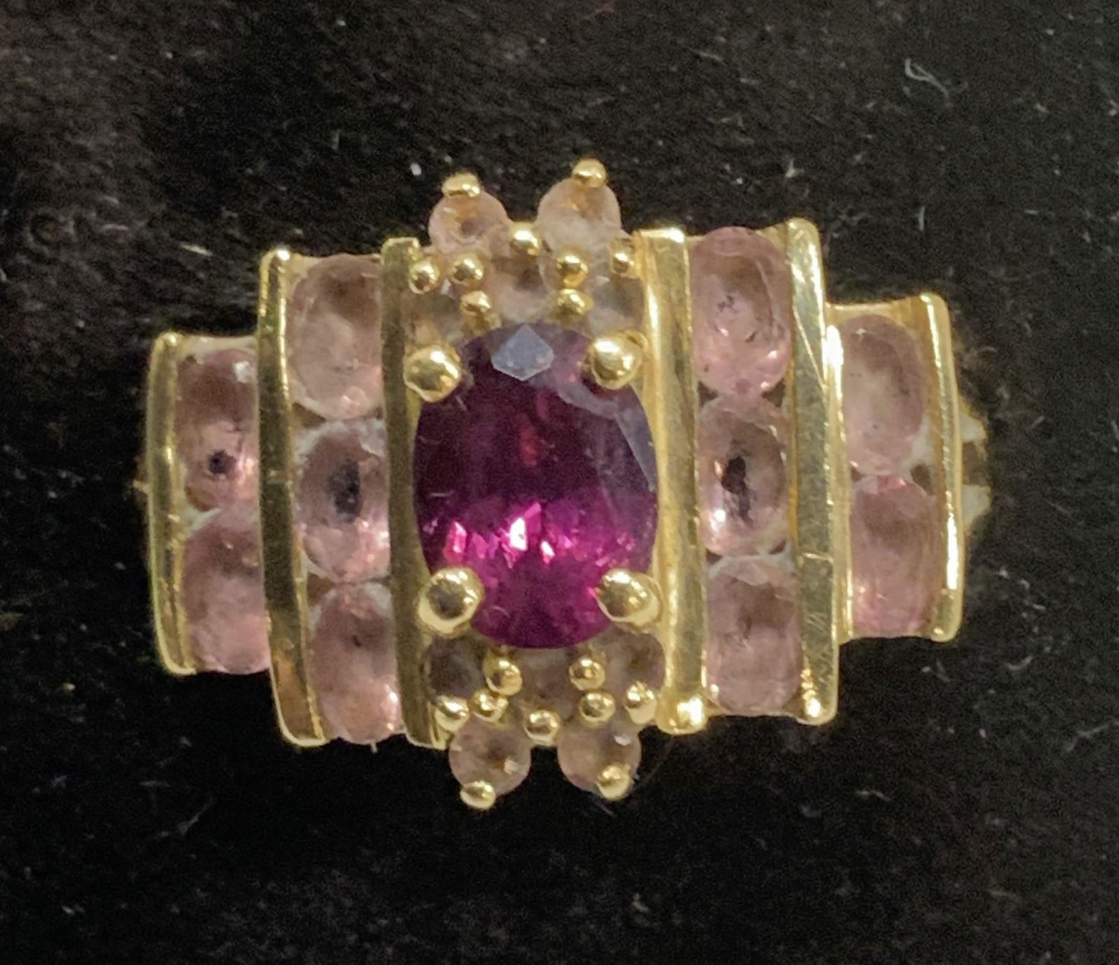 Thl 14k Gold Pink Tourmaline Ring Jewelry Auction