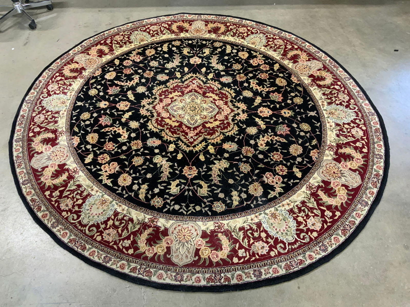 NOURISON Vintage Circular Oriental Wool Rug (1 of 9)