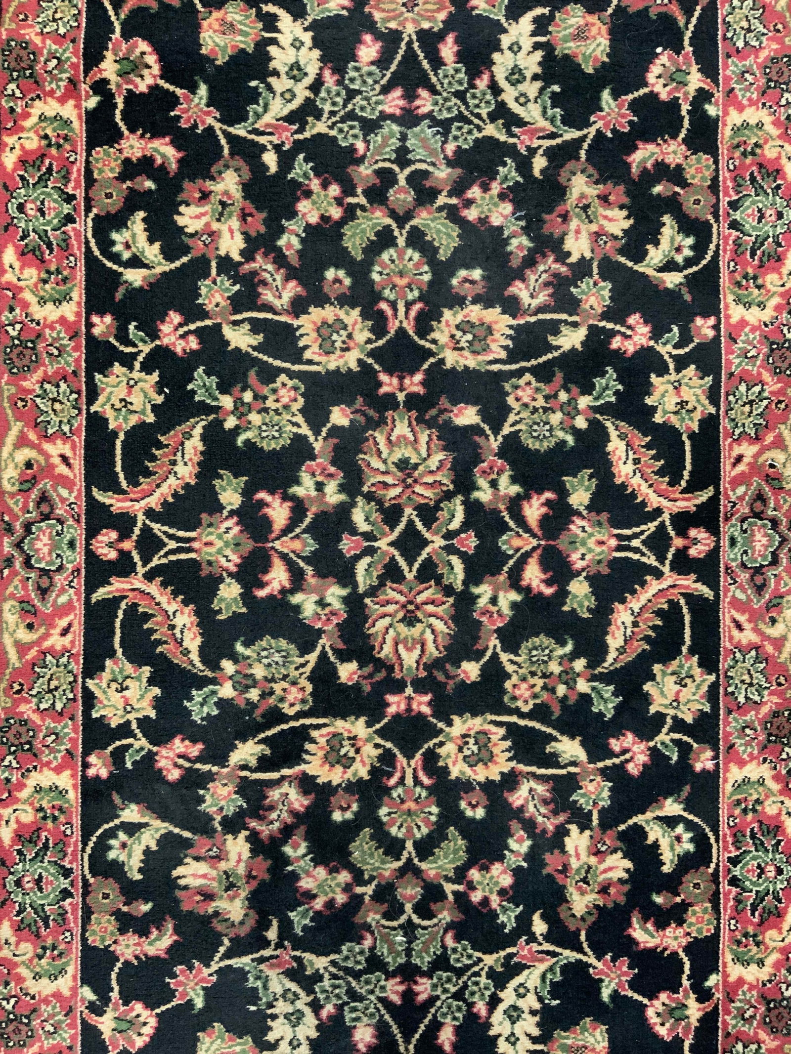 KARA SHAH Vintage Oriental Wool Runner W Fringes (1 of 7)