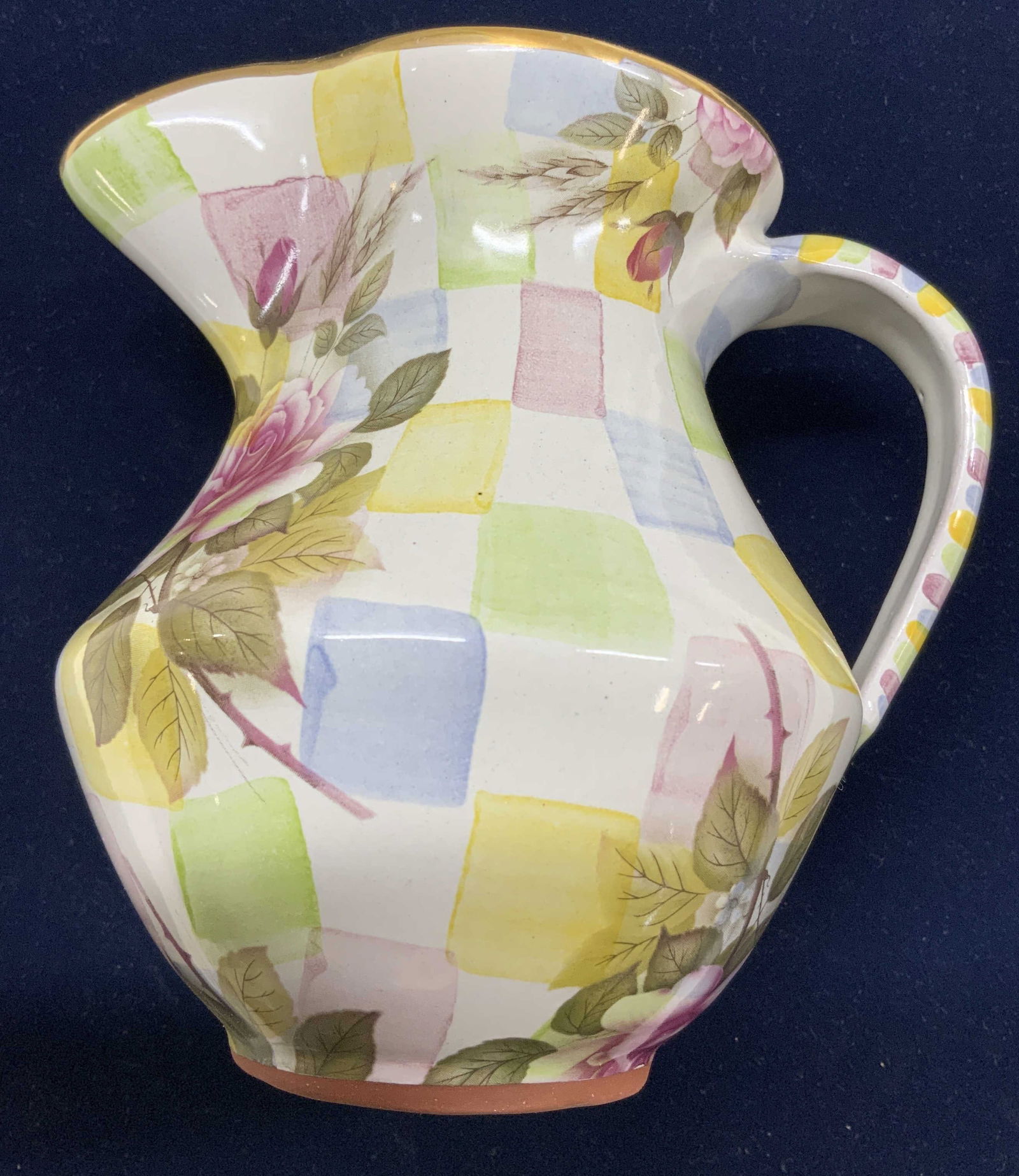 Mackenzie-Childs Porcelain Pitcher/ Creamer c2001 (1 of 6)