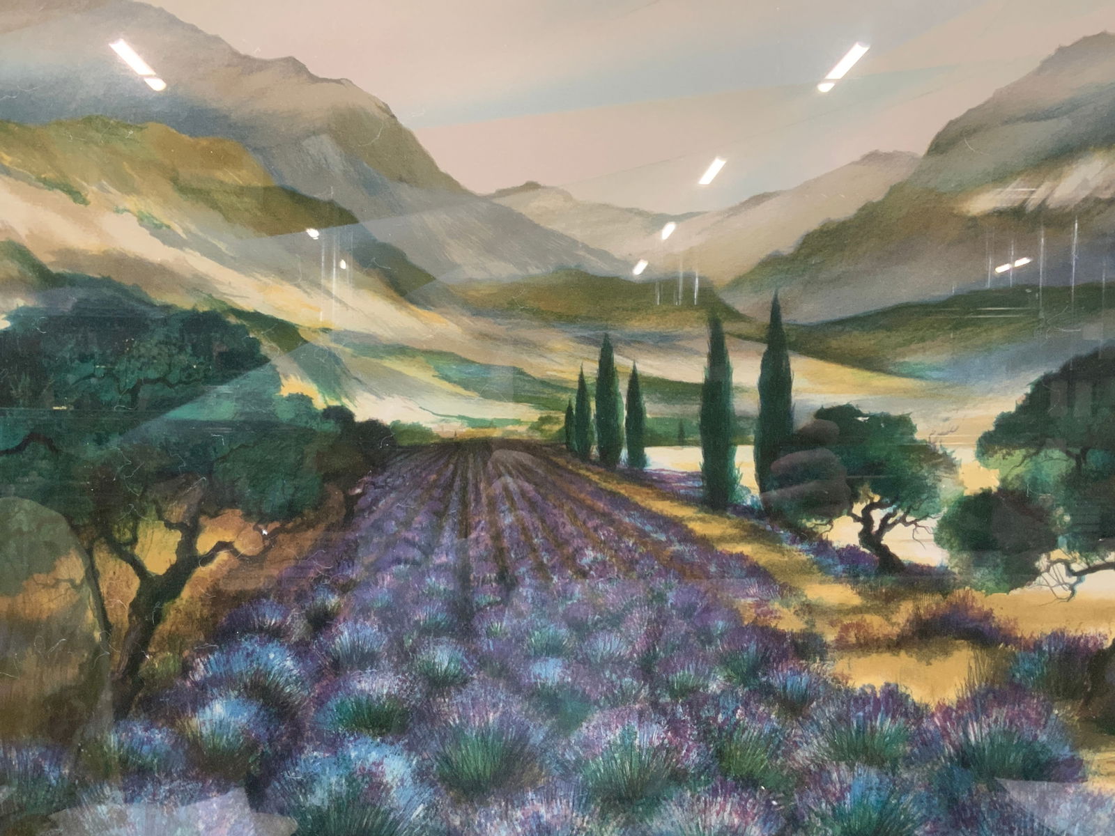 Signed Lavender Fields Serigraph (1 of 10)