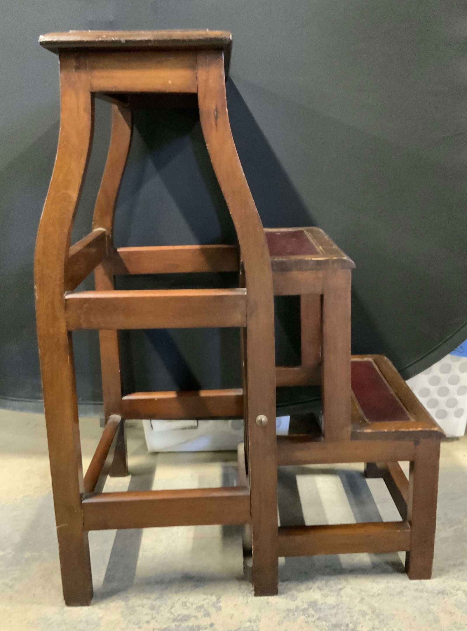 3 Step Folding Wood Library Stair, 29 in. (1 of 10)