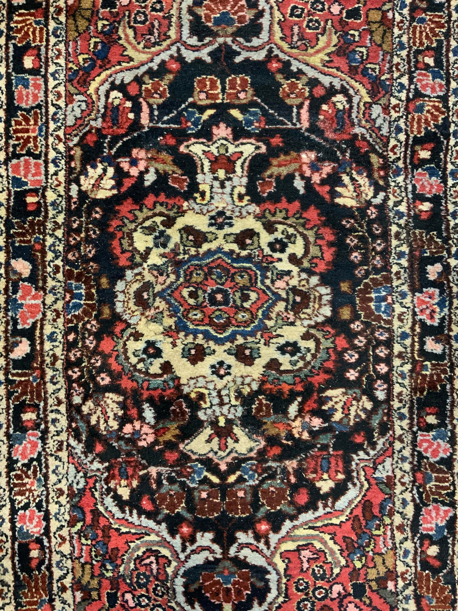 Vintage Handmade Persian Wool Runner W Fringes (1 of 7)