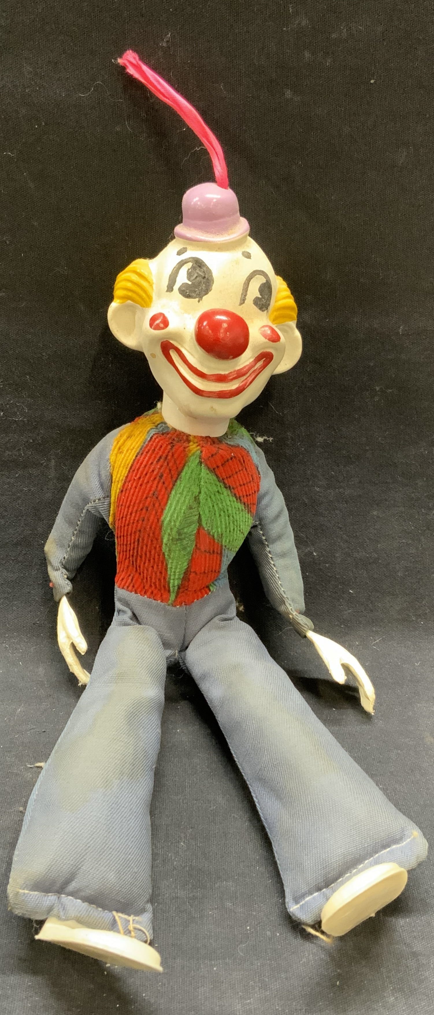 Vintage Fabric Clown Doll (1 of 6)