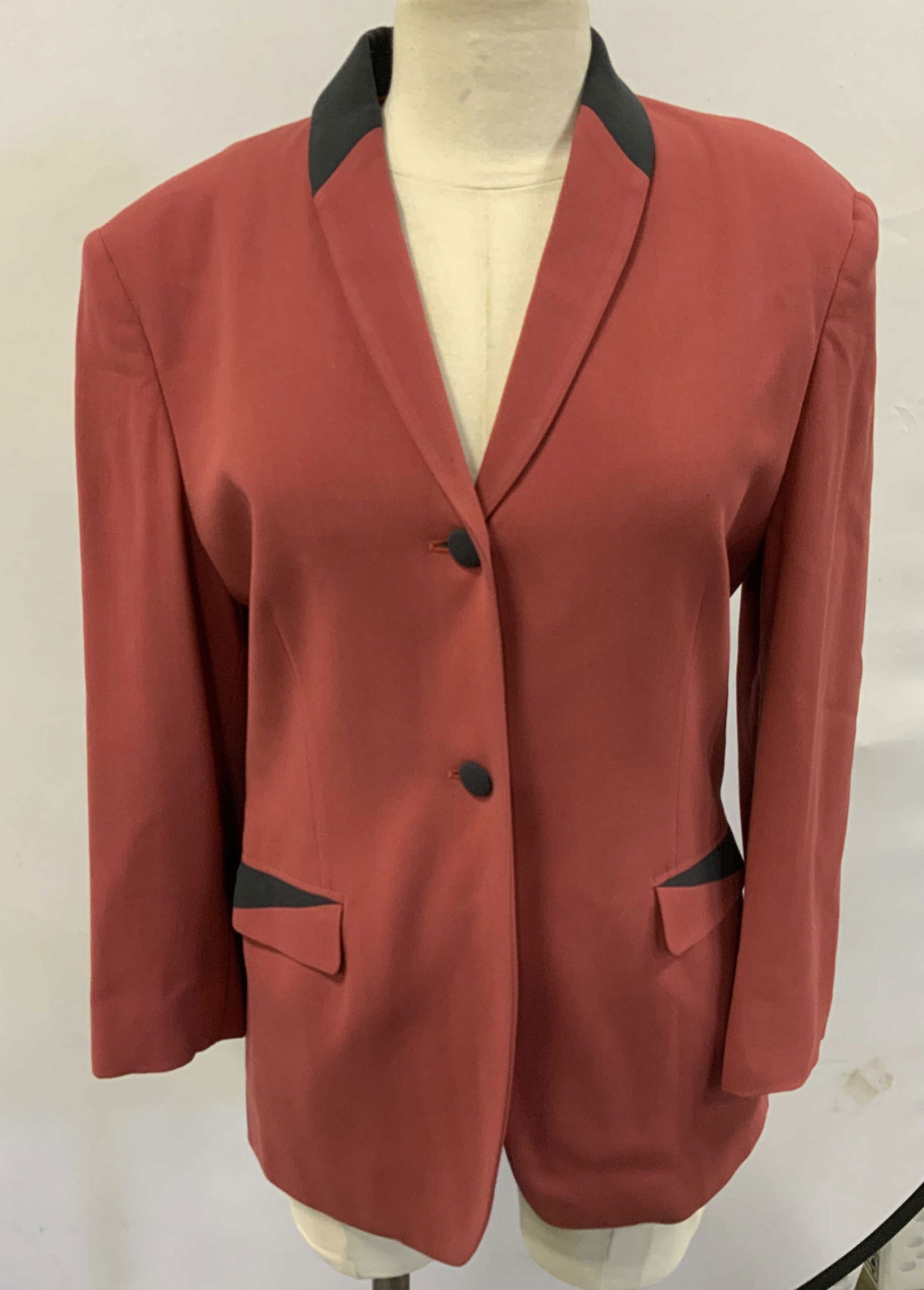 Vintage Giorgio Armani Red Wool Blazer, Italy (1 of 7)