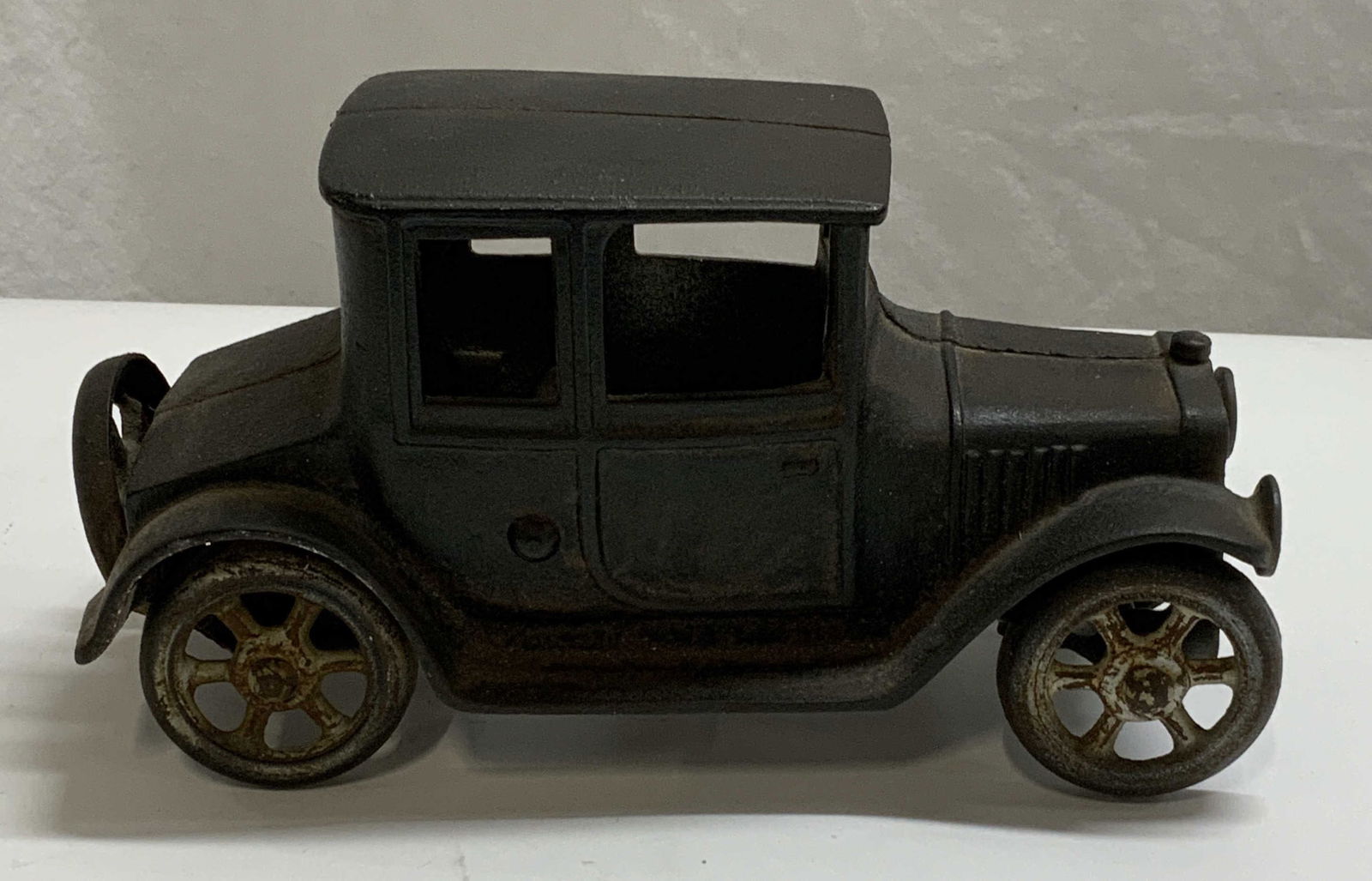 Vintage Cast Iron Mechanical Toy Model Car (1 of 6)