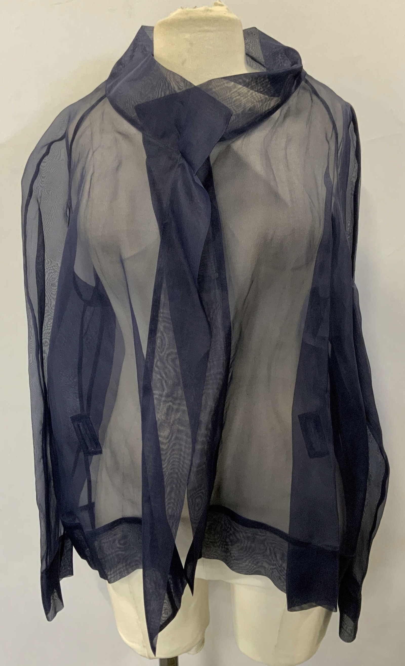 ETRO Sheer Blue Long Sleeve Jacket, Italy (1 of 7)