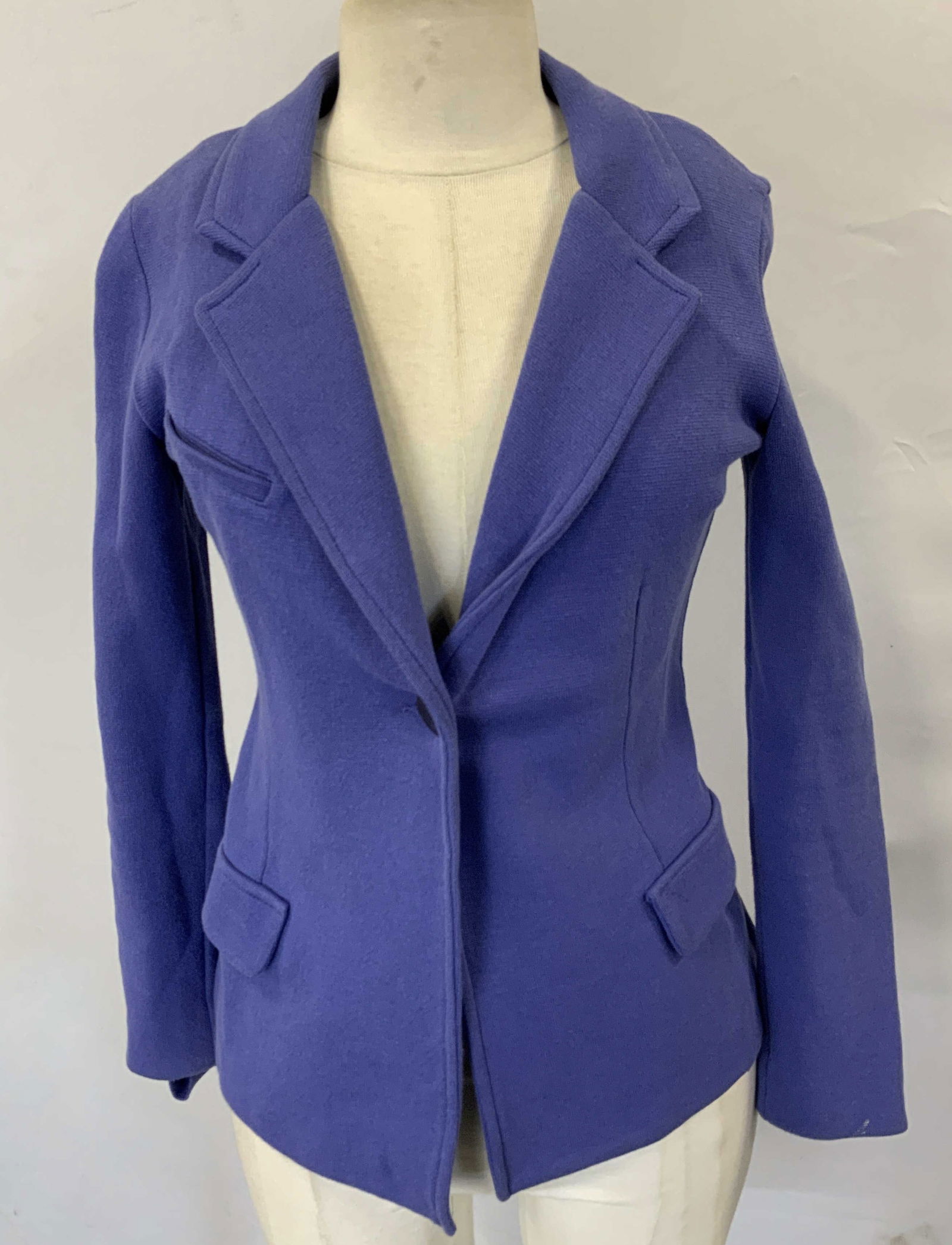 Paola Rodesco Blue Cotton Blazer, Italy (1 of 6)