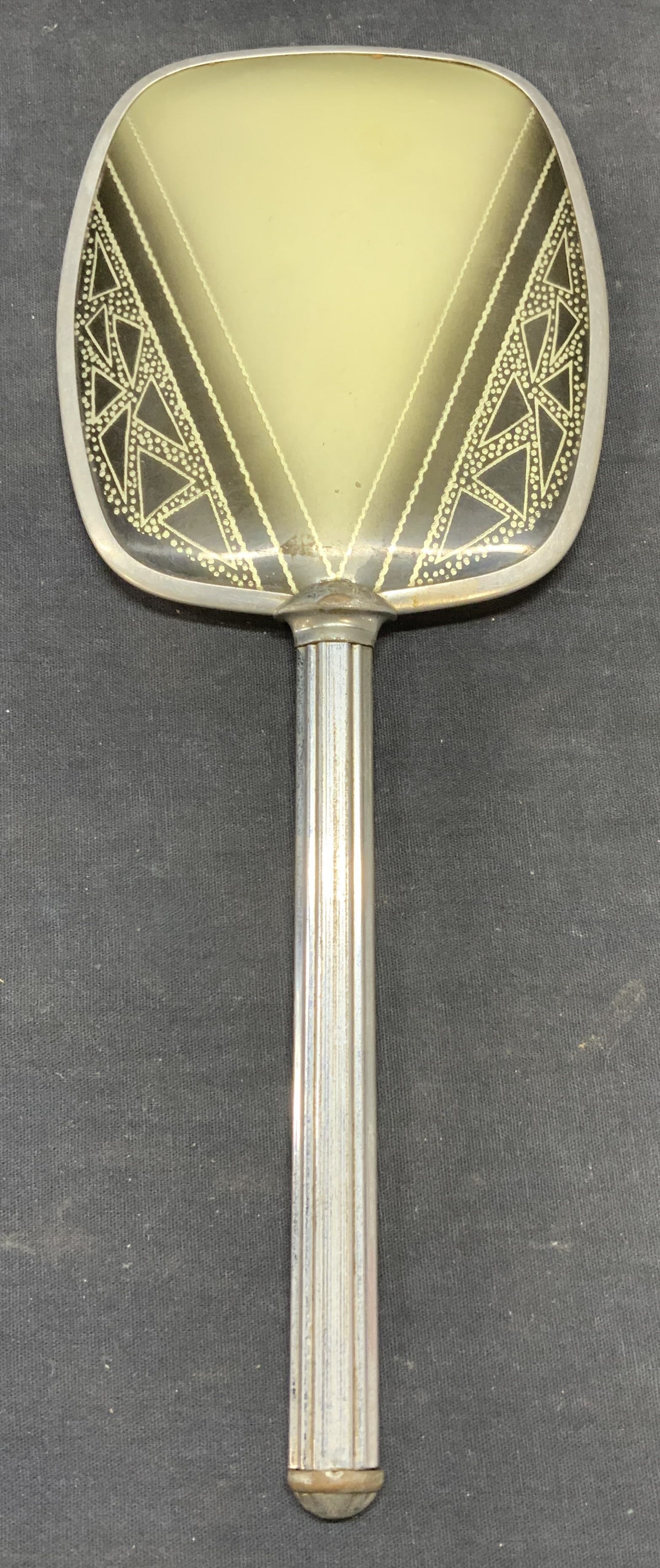 Vintage Art Deco Style Hand Mirror (1 of 6)