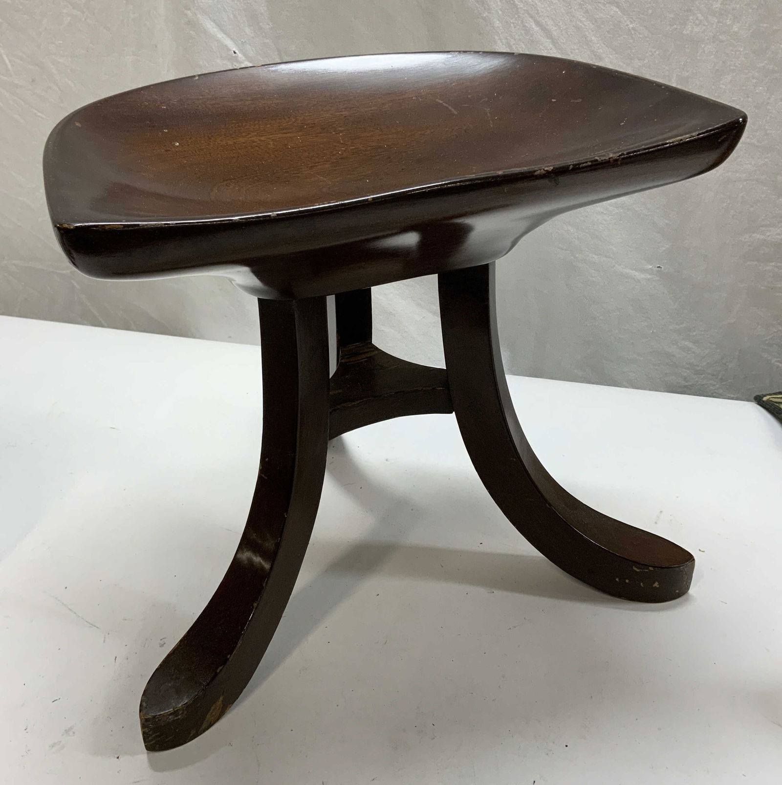 Mid century Solid Wood Vtg Backless Chair c1964 (1 of 11)