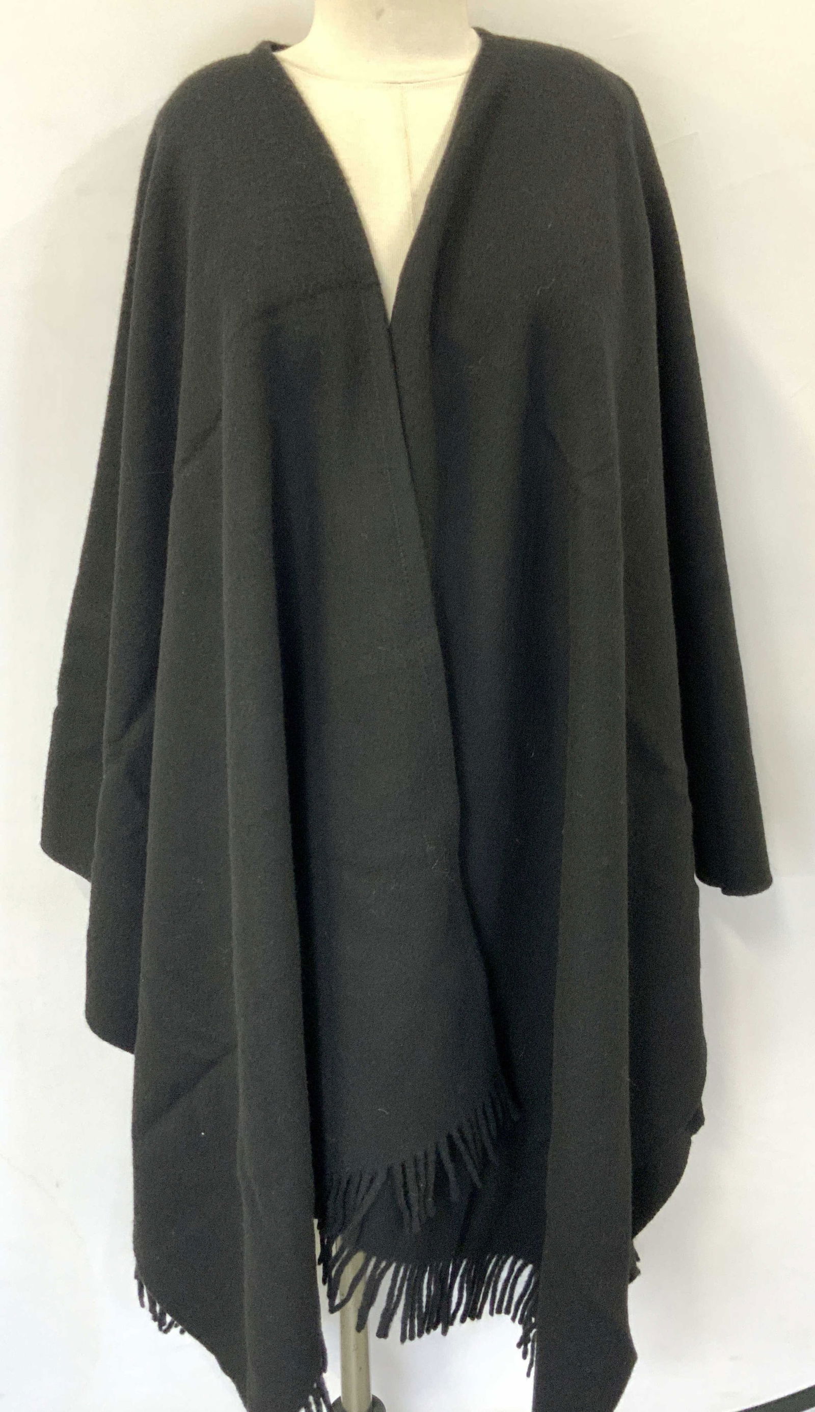 The Scotch House Lambs Wool Fringe Cape (1 of 6)